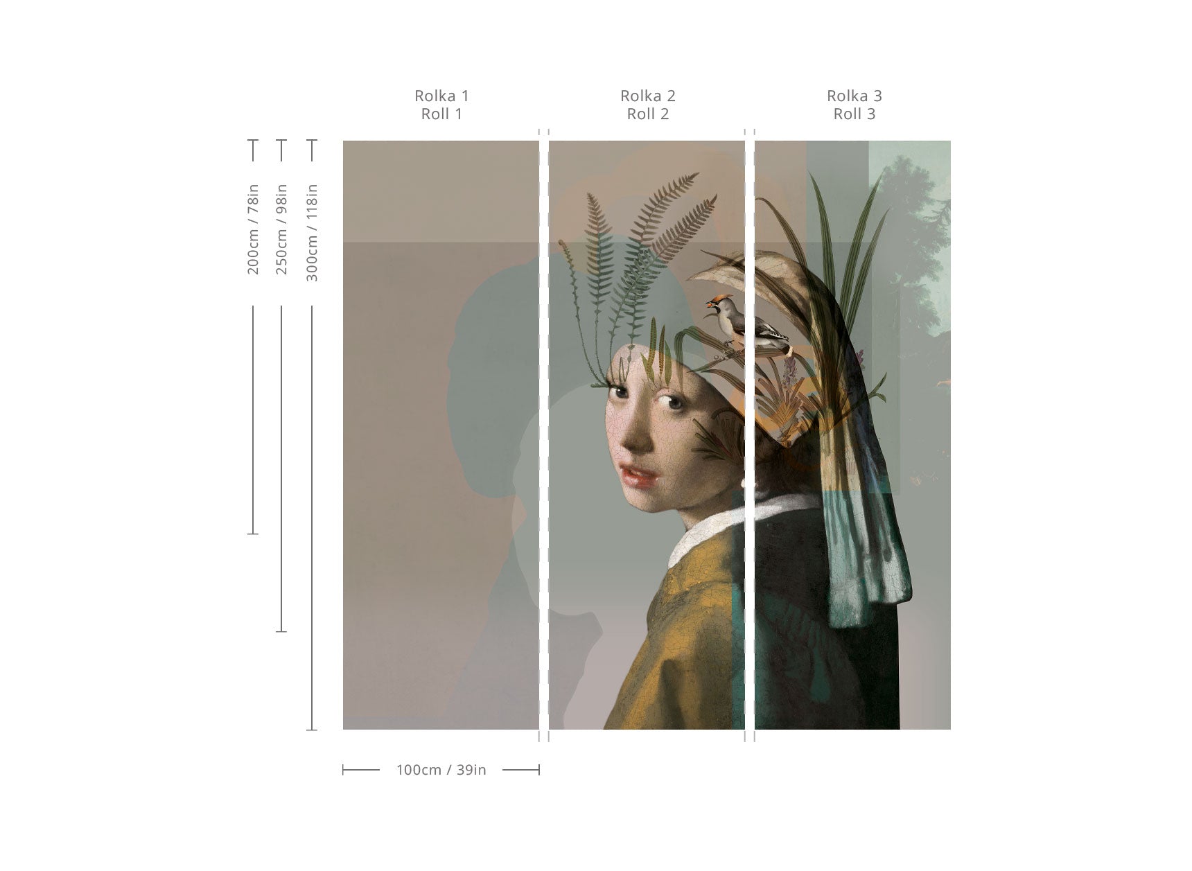 Wallpaper Nature girl with the pearl