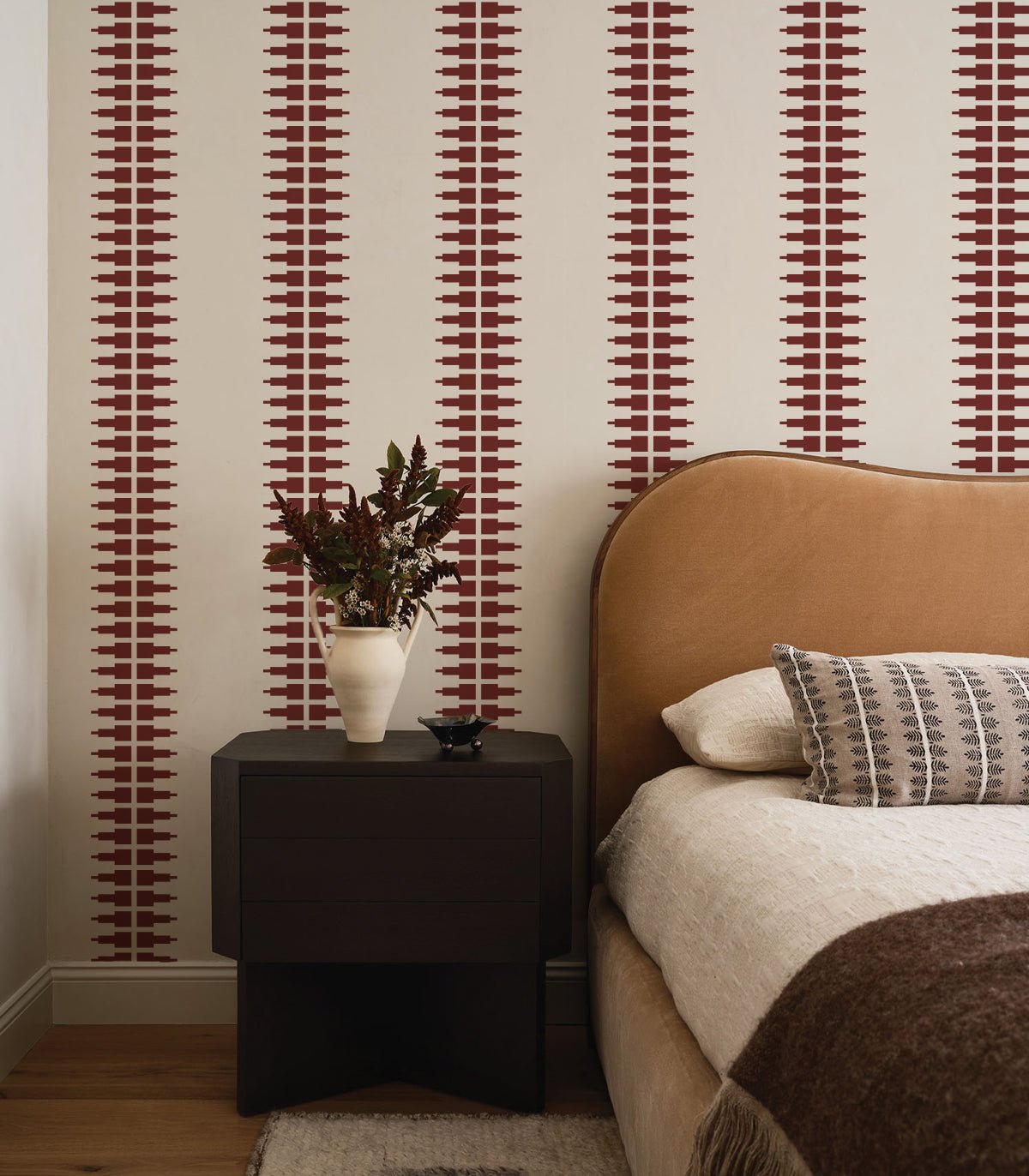 Tapeta Ornament Line Clay - Wallcolors®