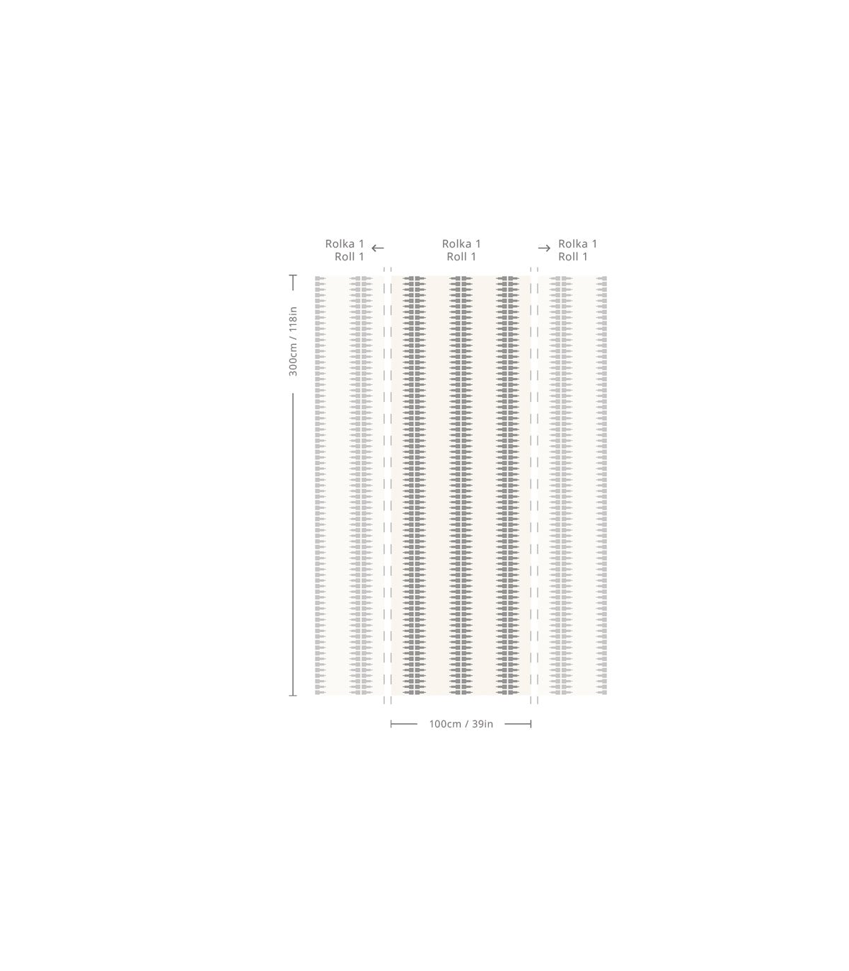 Tapeta Ornament Line Clay - Wallcolors®