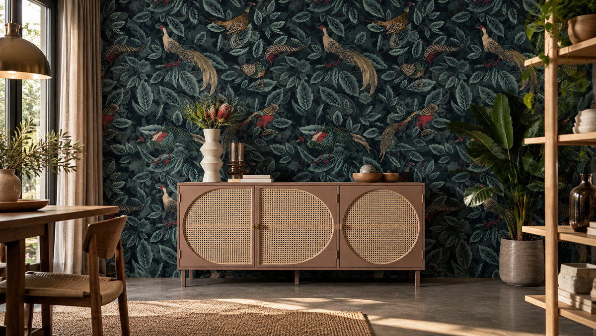 Papel pintado Painted Pheasants