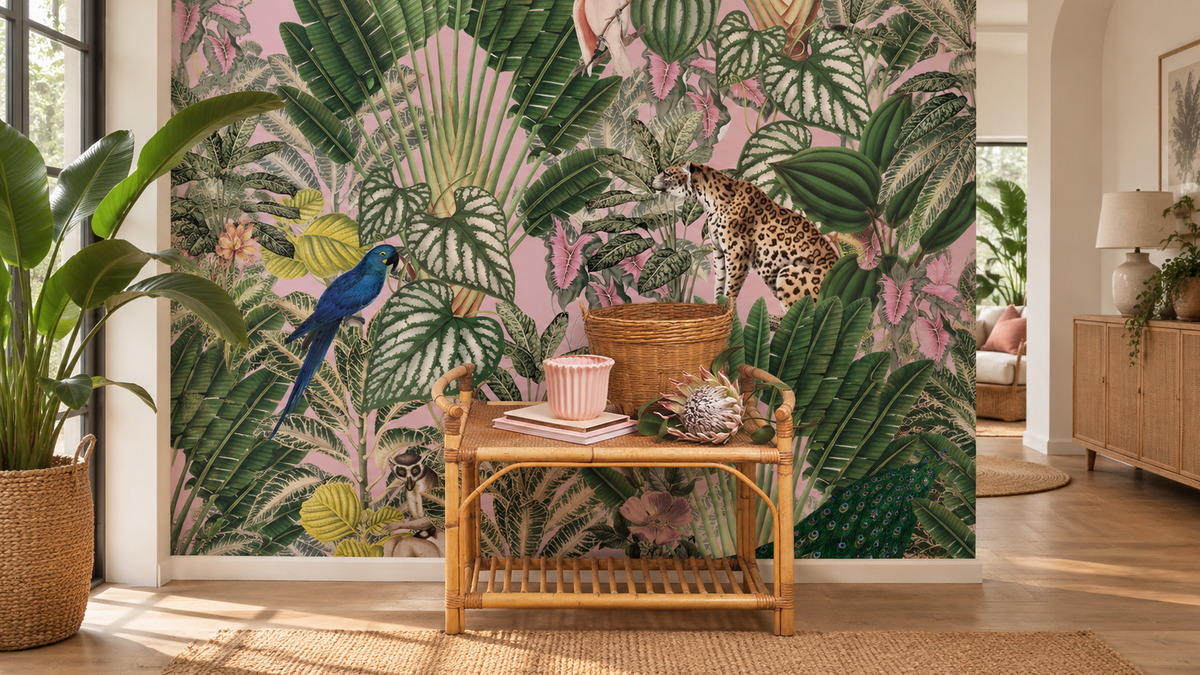 Tapete Pink Jungle