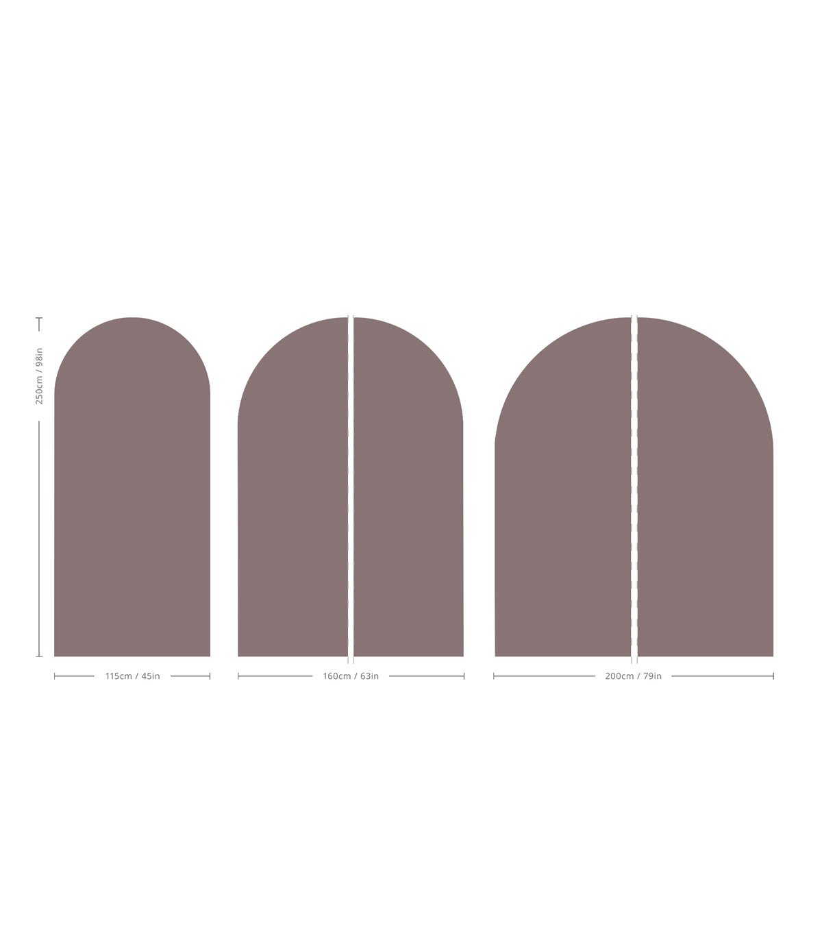 Arch Solid Powdered Earth - Wallcolors®