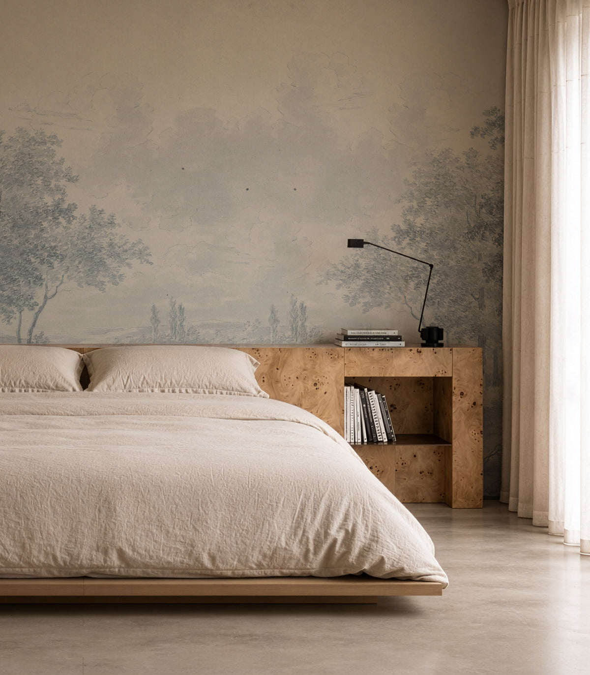Tapeta Rural Reverie Blue