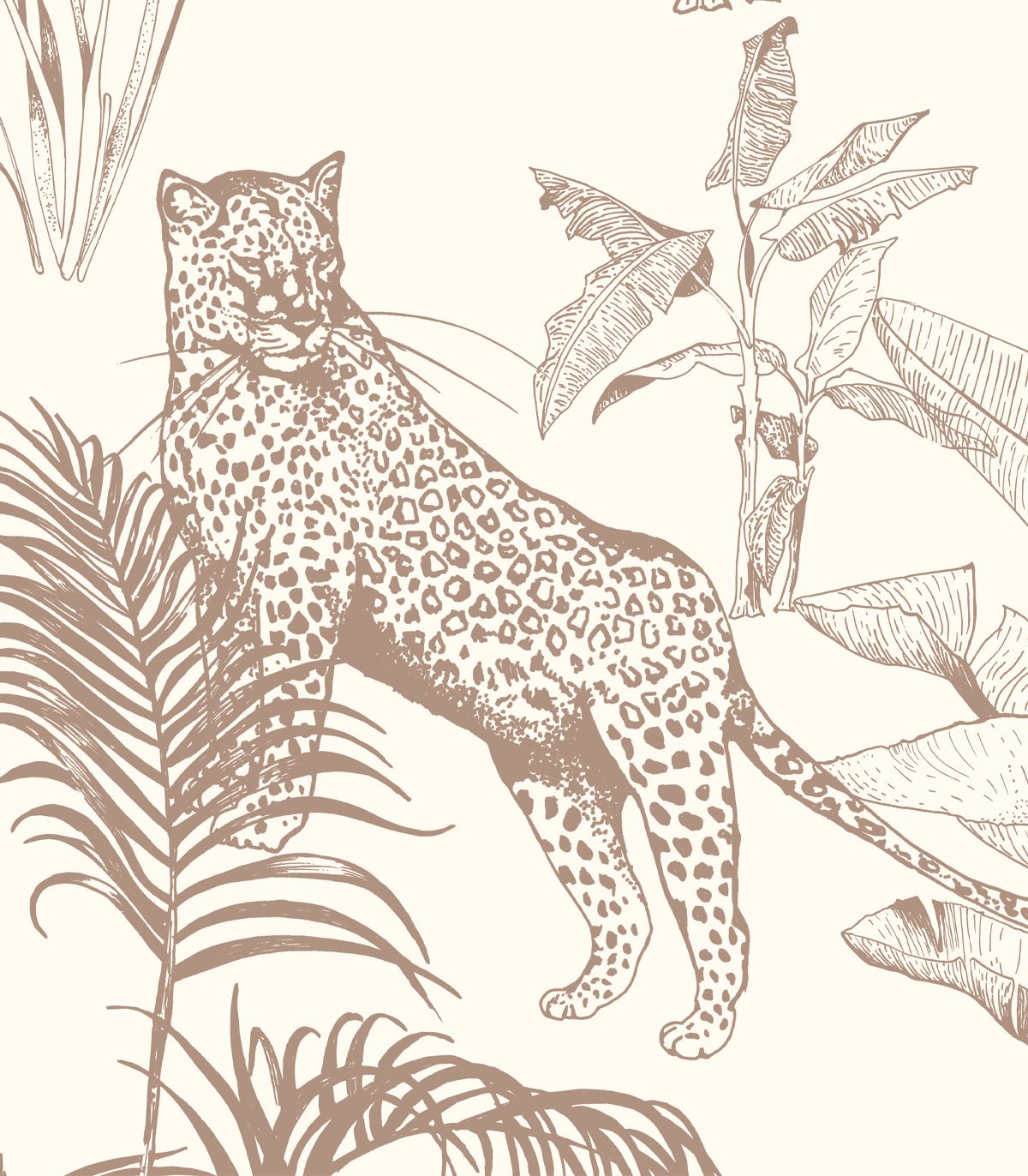 Tapeta Safari Beige - Wallcolors®