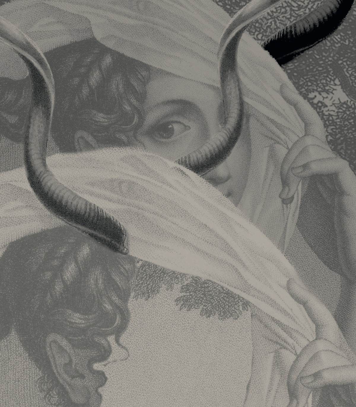 <tc>Papier peint Silent Goddess Monochrome</tc>