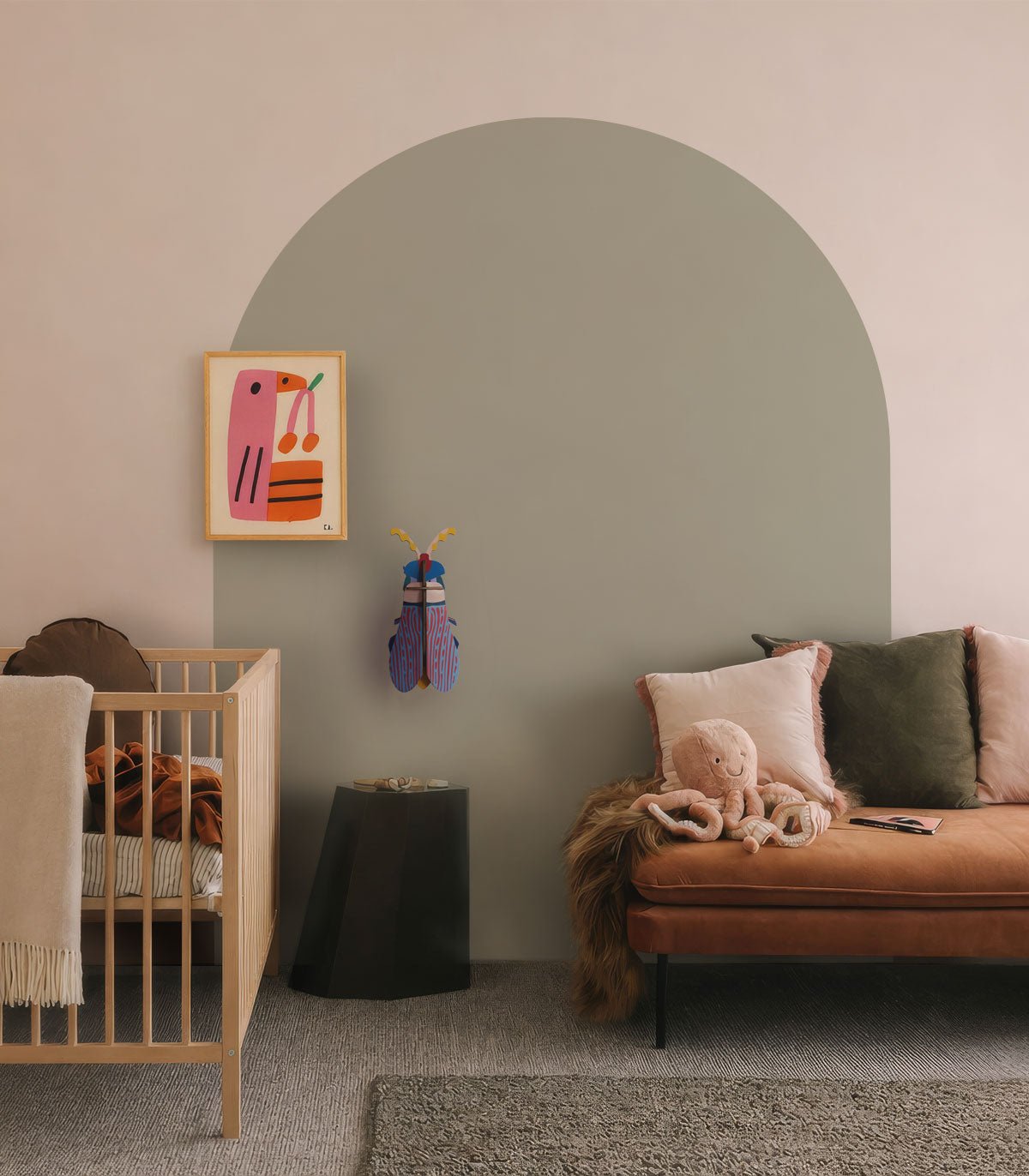 Arch Solid Soft Mineral - Wallcolors®