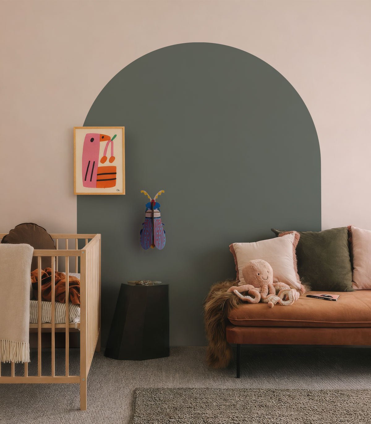 Arch Solid Soft Mineral - Wallcolors®