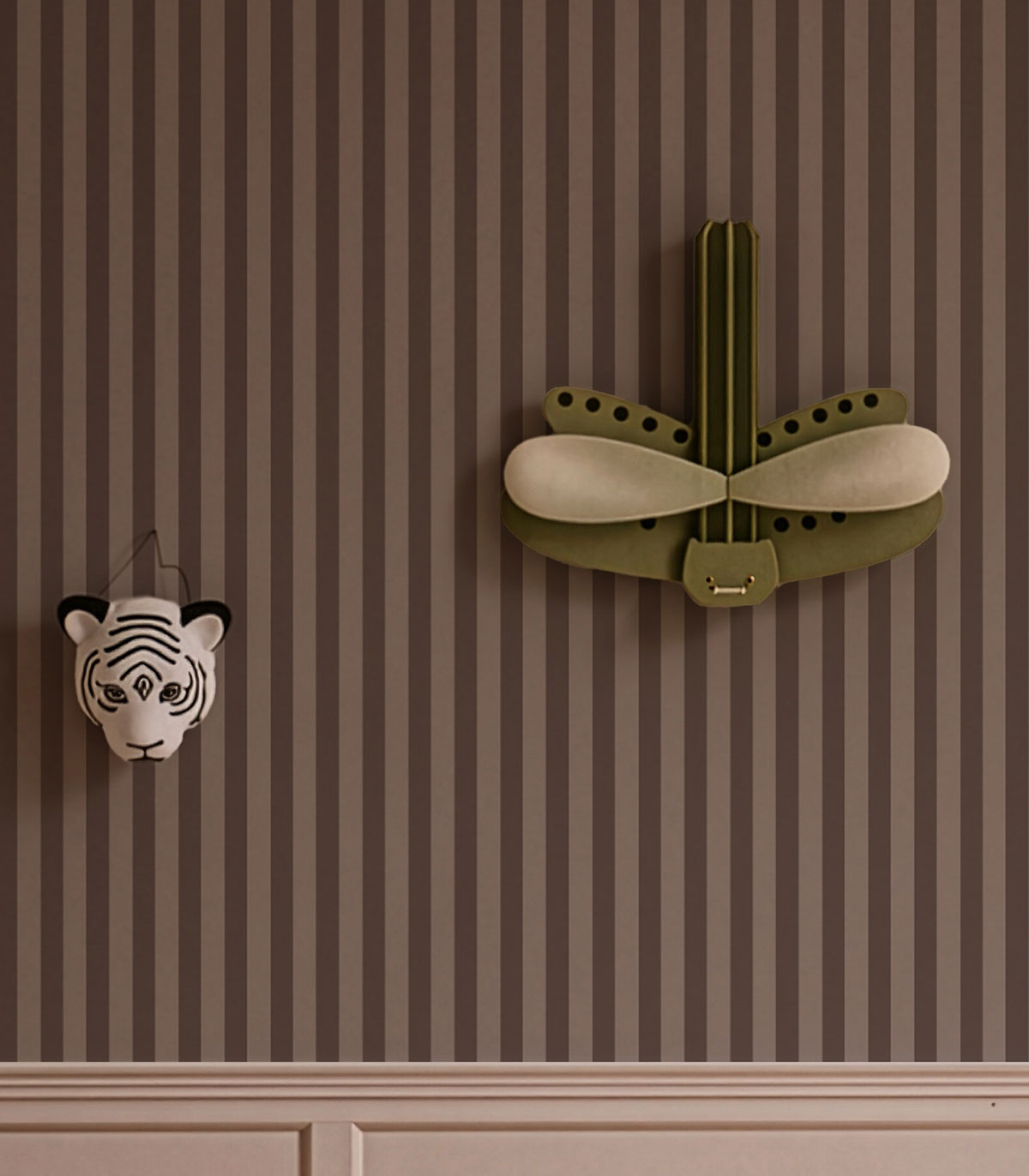 Wallpaper Stripe Whisper Blush
