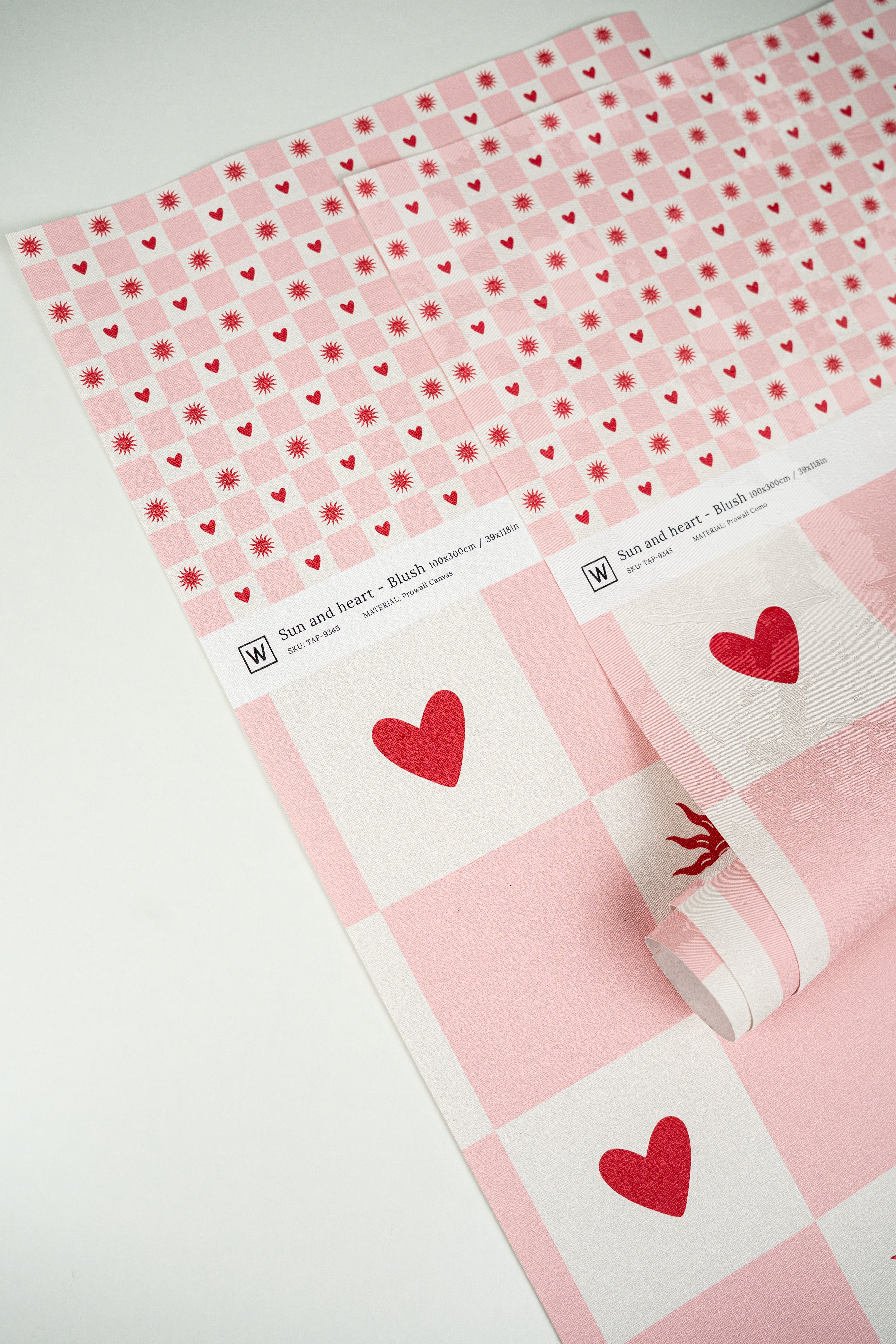 Wallpaper Sun and heart Blush