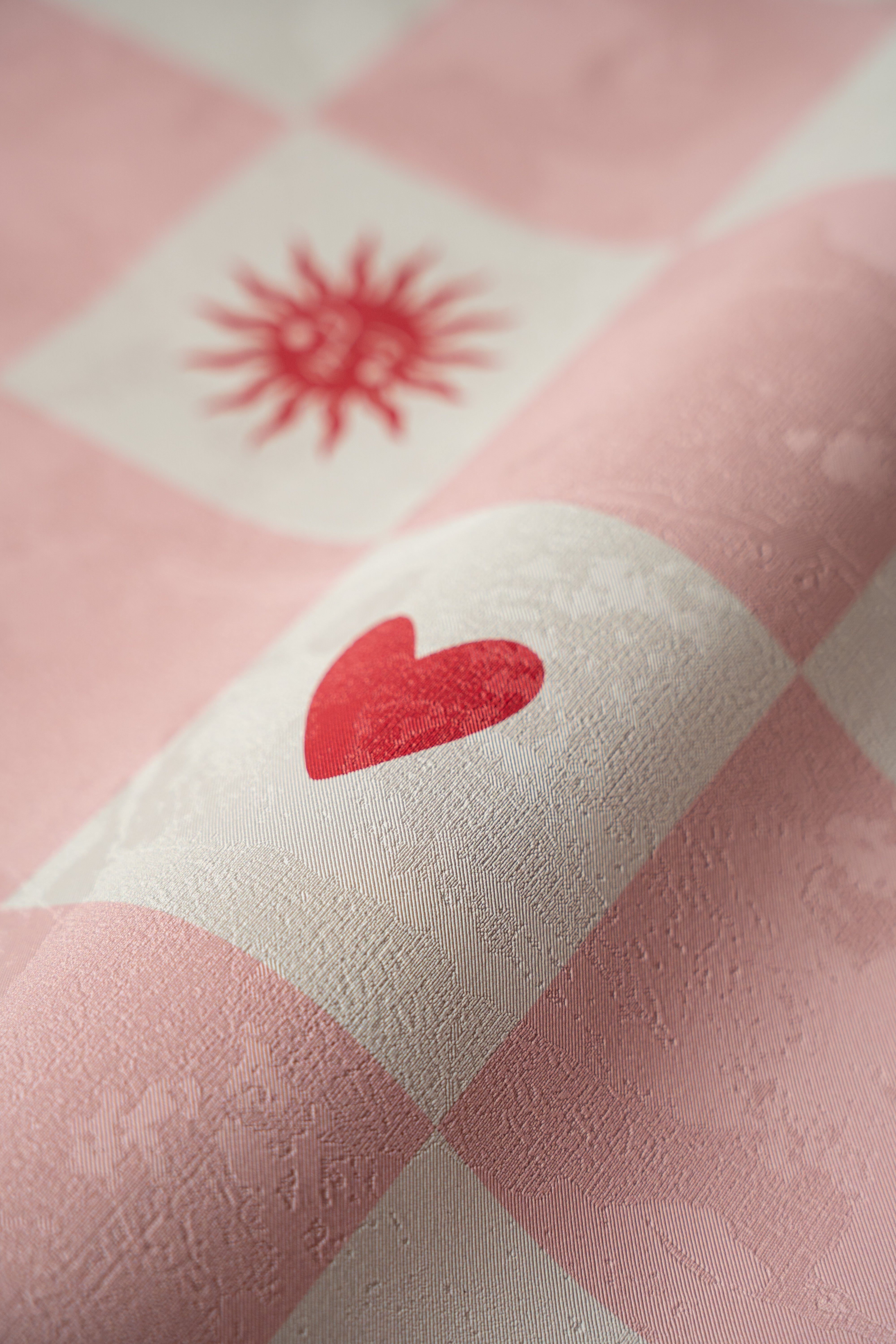 Wallpaper Sun and heart Blush