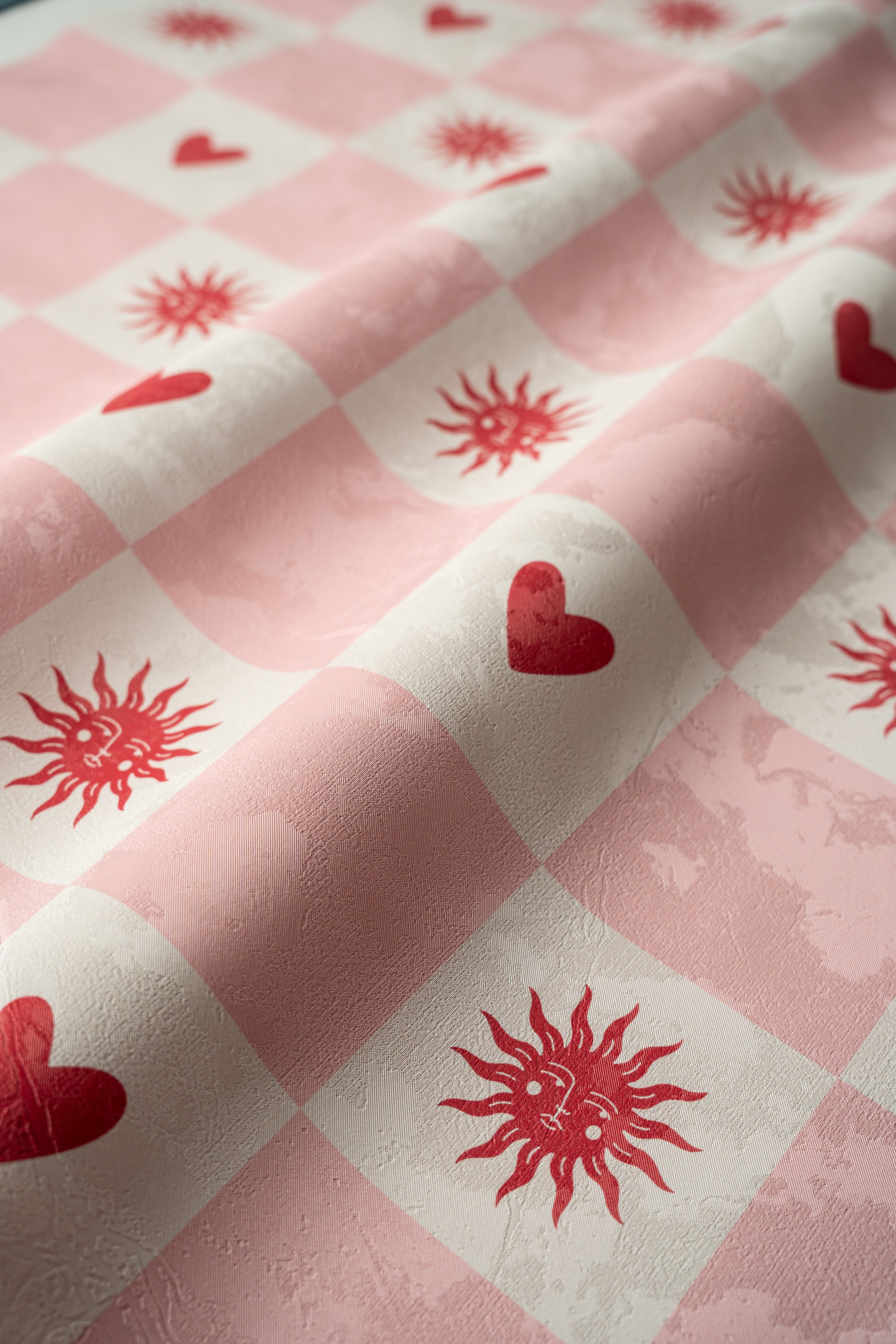 Wallpaper Sun and heart Blush