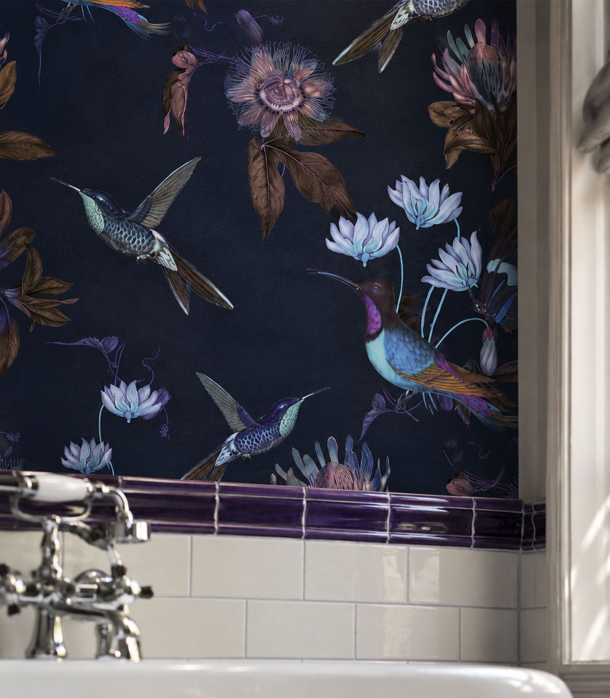 Papel pintado Toxic Hummingbirds
