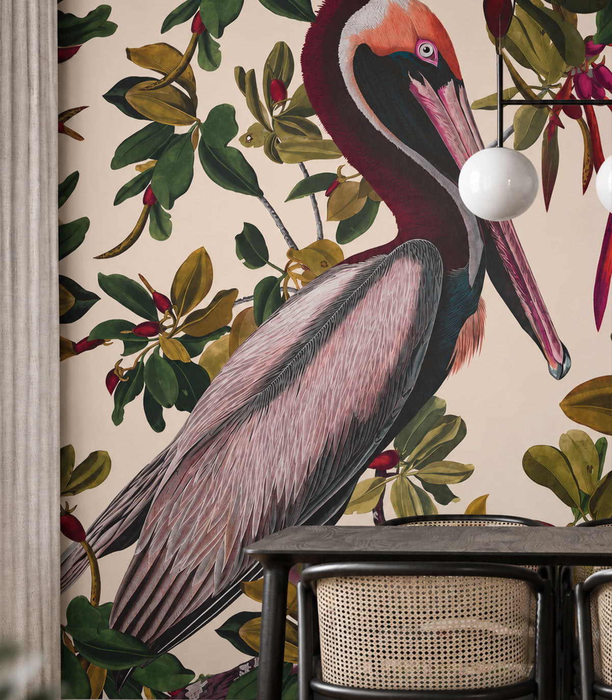 Wallpaper Vintage Pelicans