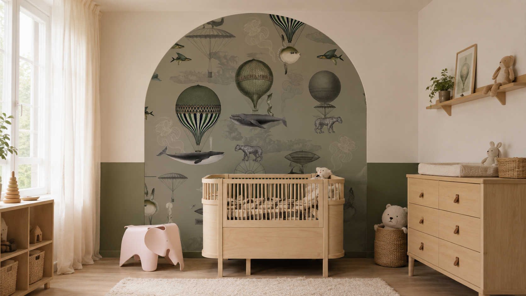Arch Vintage balloons green