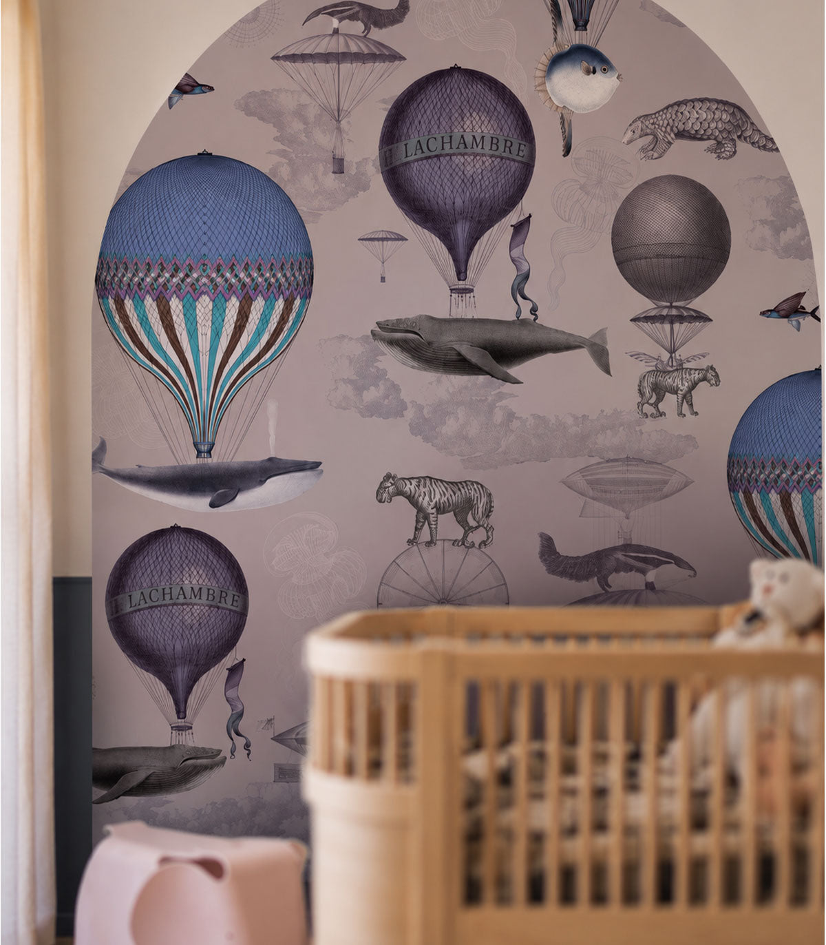 Arch Vintage balloons purple