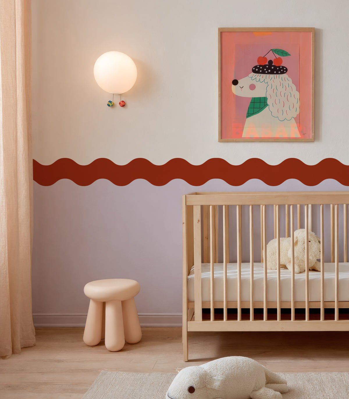 Wainscoting Double Wave - Wallcolors®