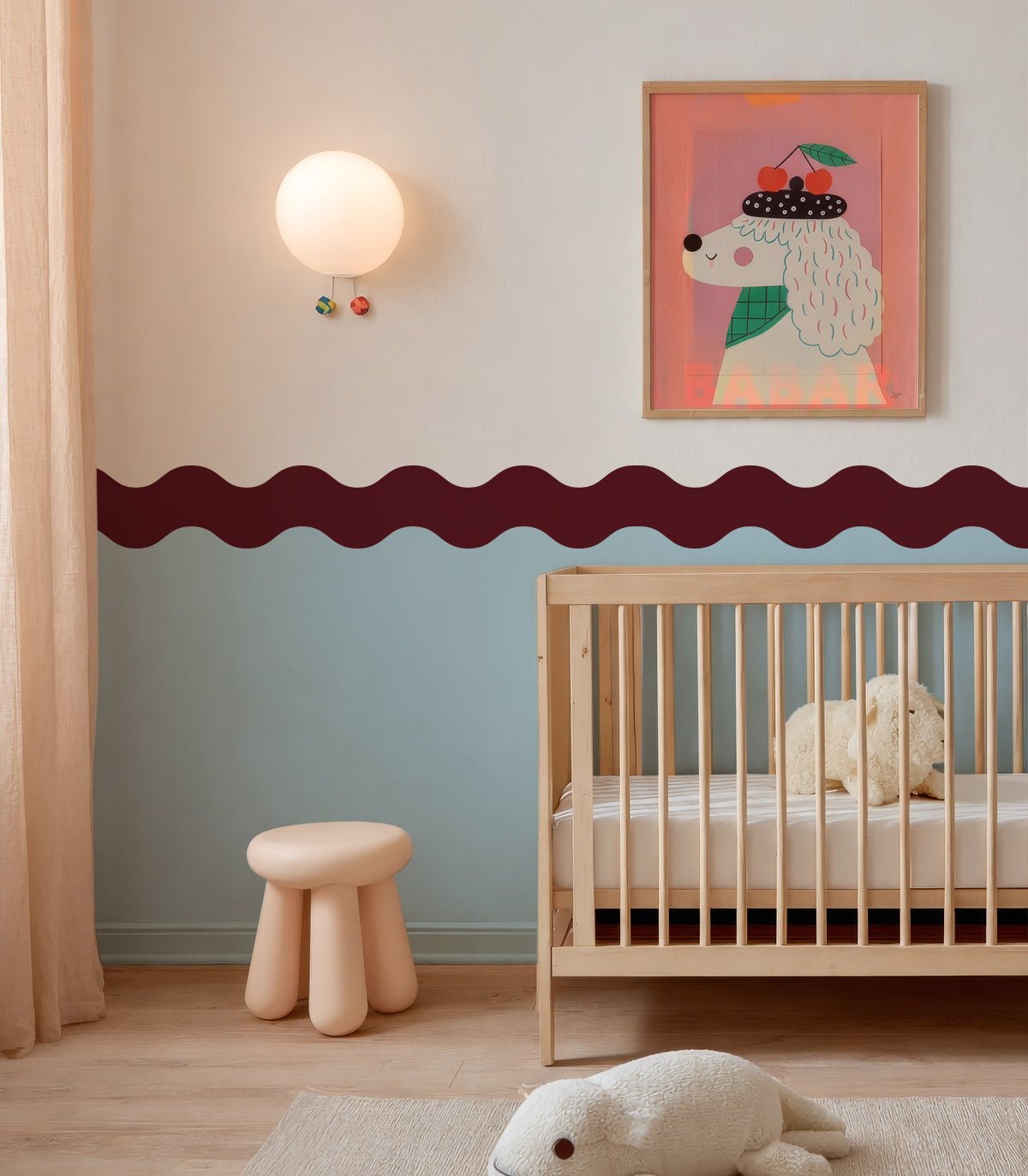 Wainscoting Double Wave - Wallcolors®