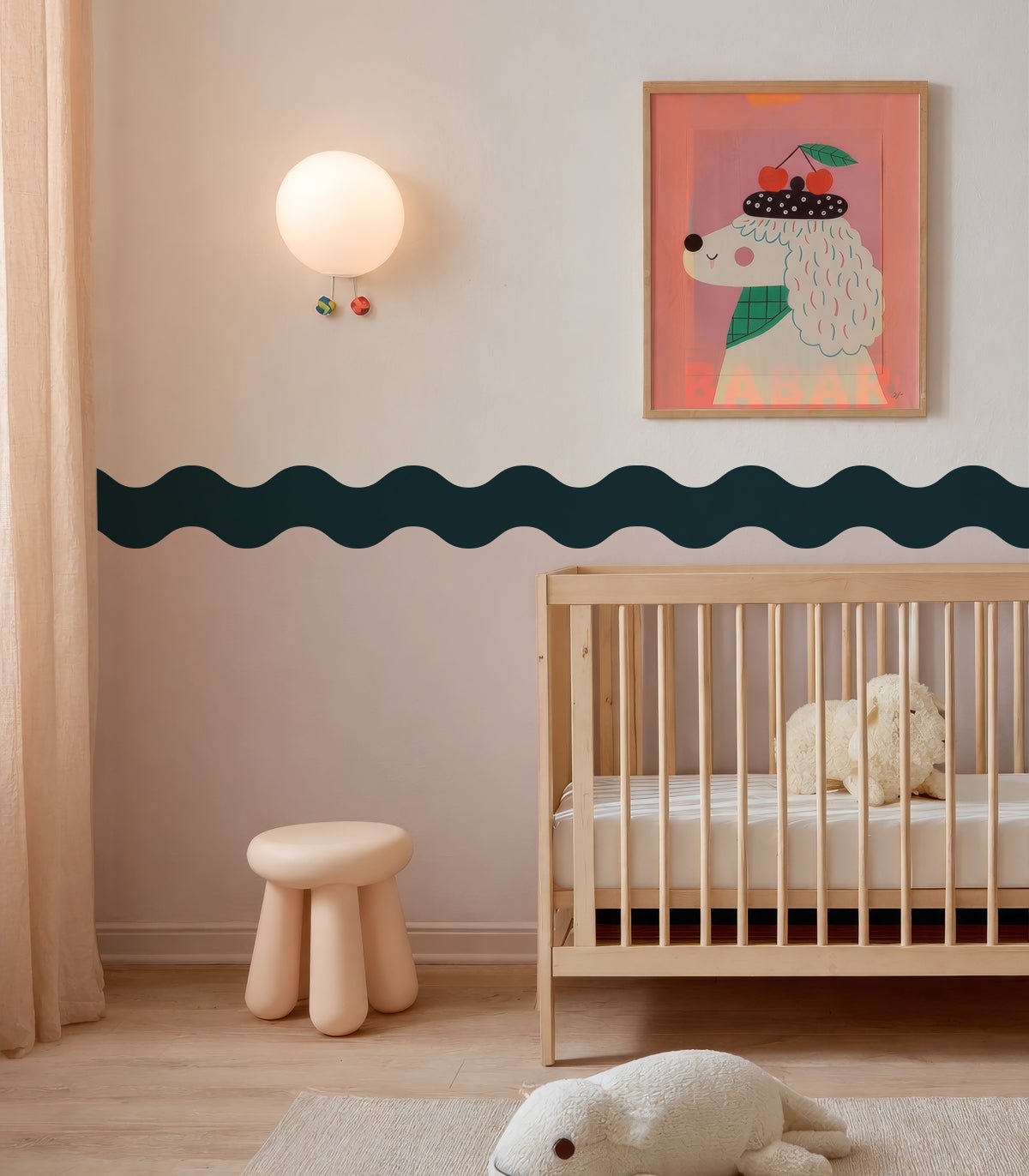 Wainscoting Double Wave - Wallcolors®