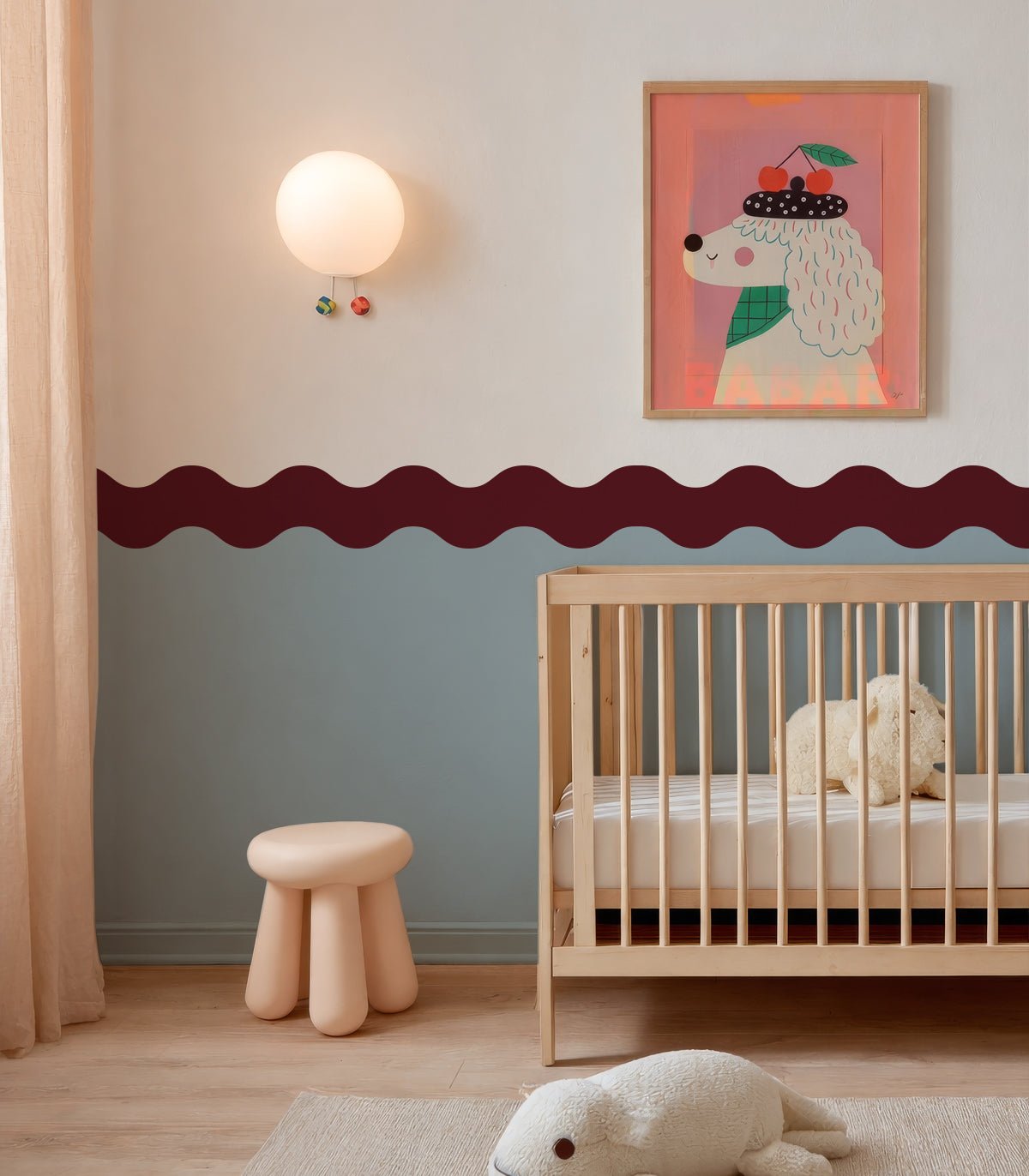 Wainscoting Double Wave - Wallcolors®