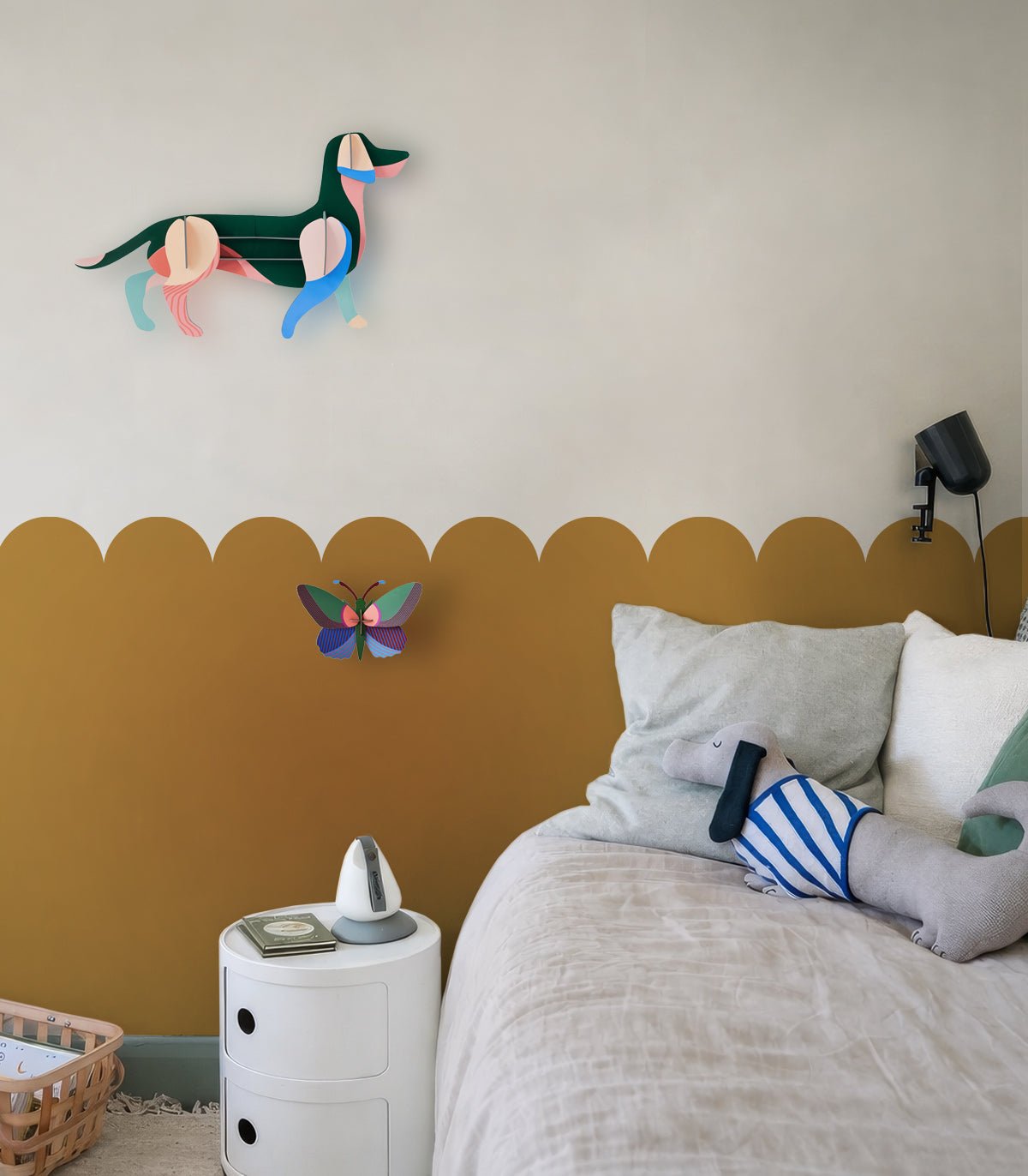 Wainscoting Solid Dark - Wallcolors®