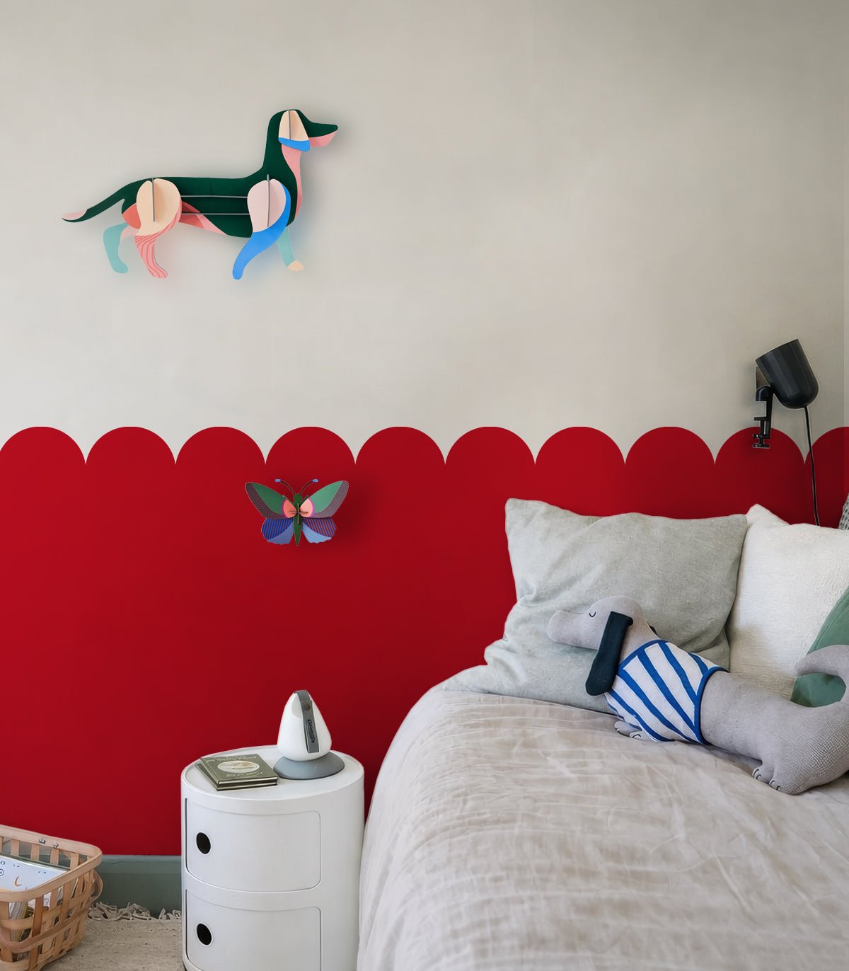 Wainscoting Solid Dark - Wallcolors®