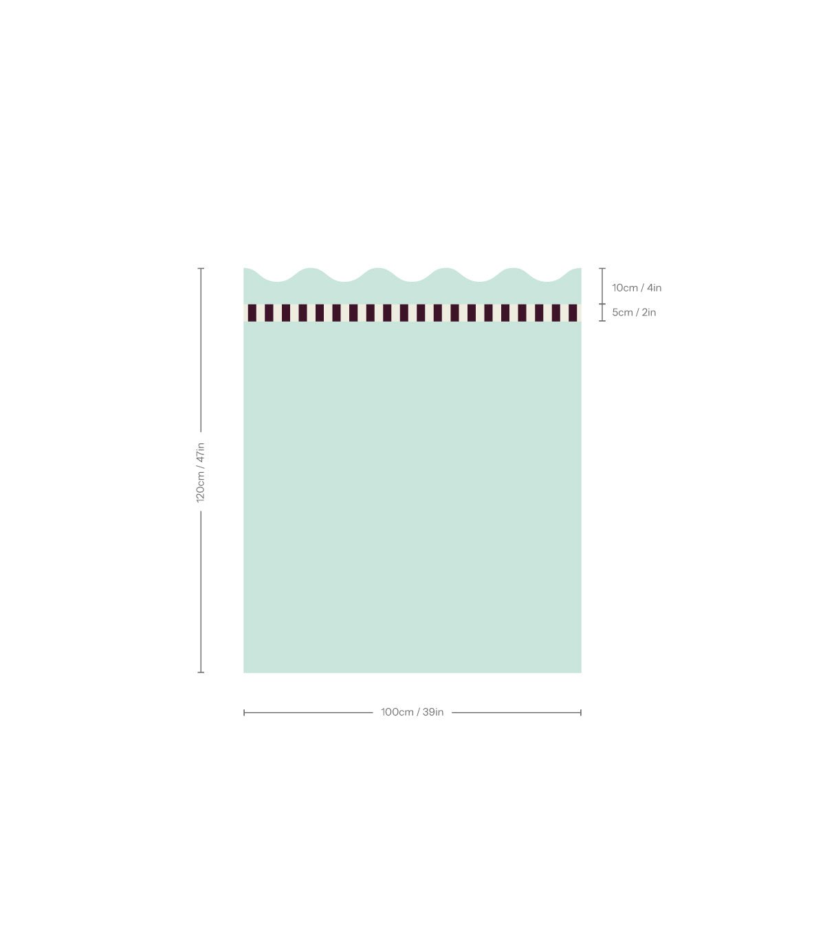 Wainscoting Wave - Wallcolors®