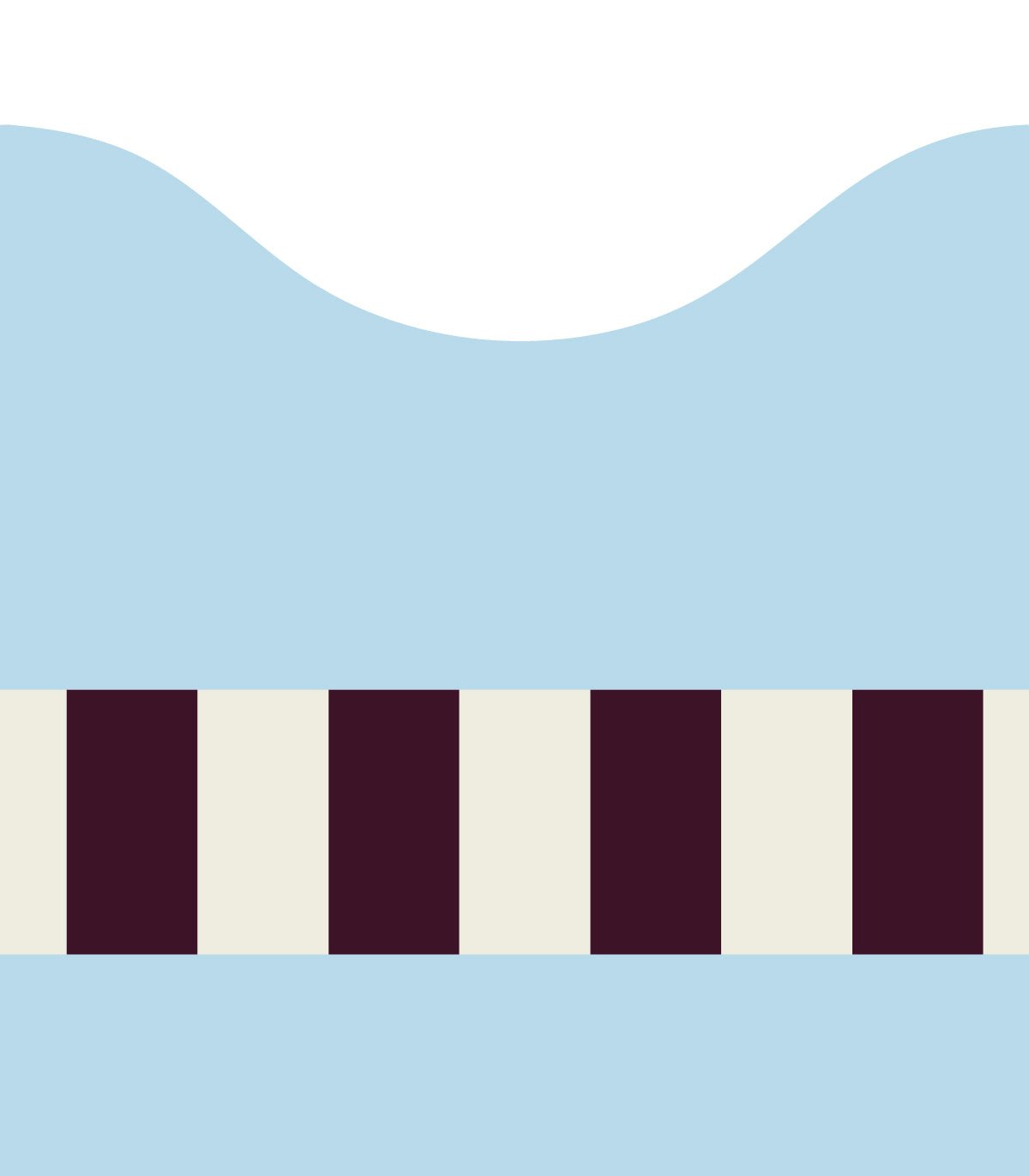 Wainscoting Wave - Wallcolors®