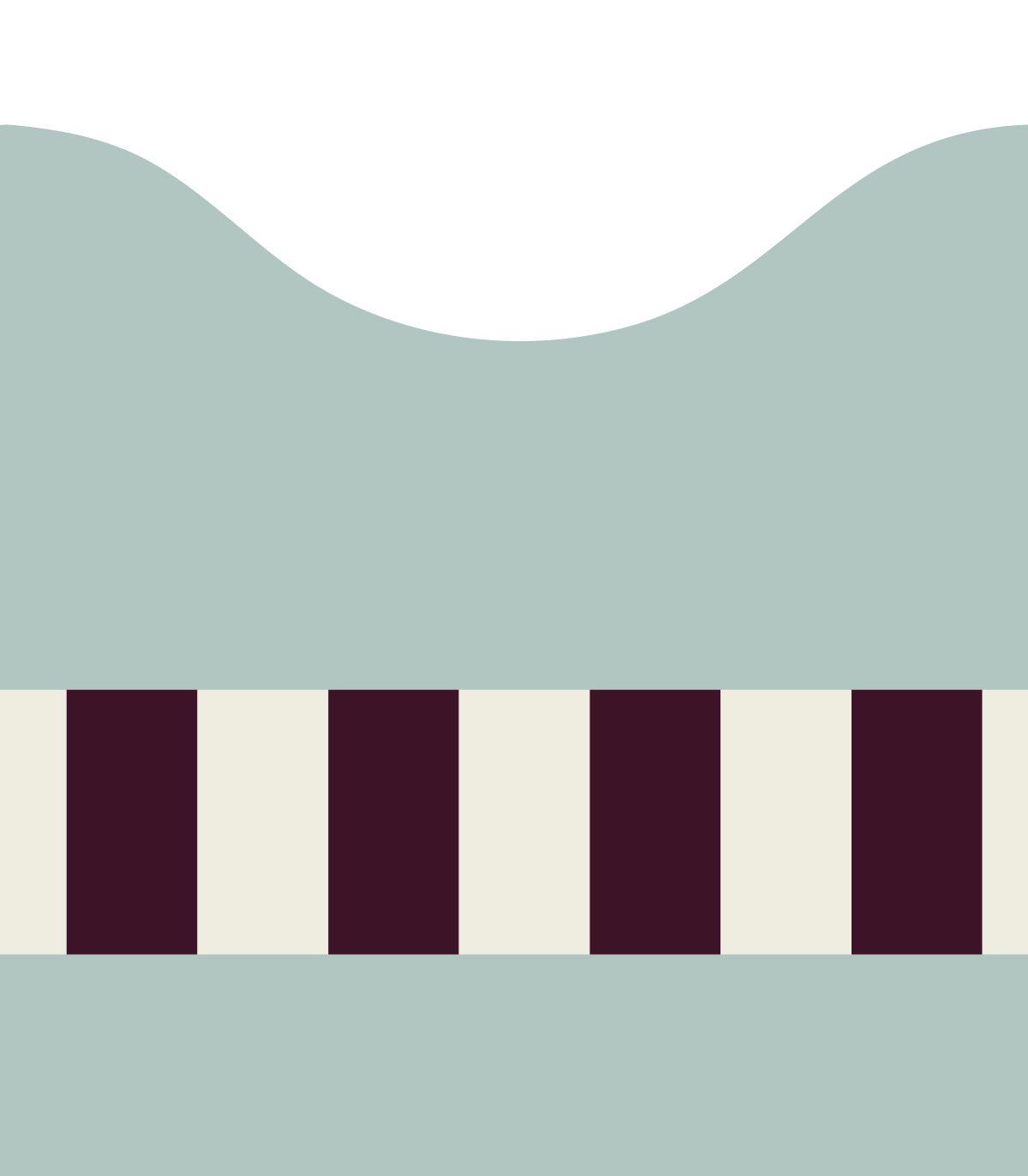 Wainscoting Wave - Wallcolors®