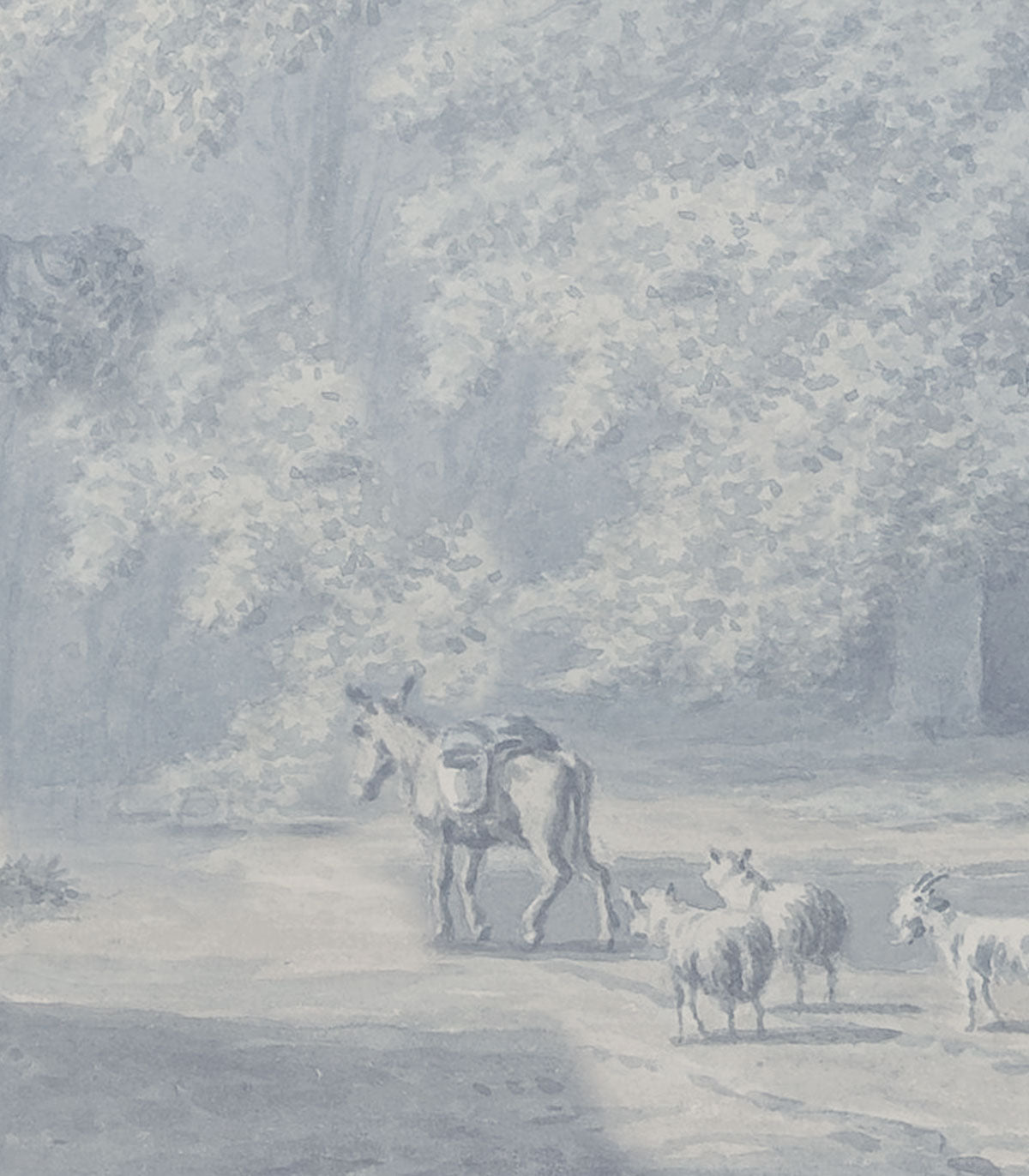 Dots Watercolor Grove Blue