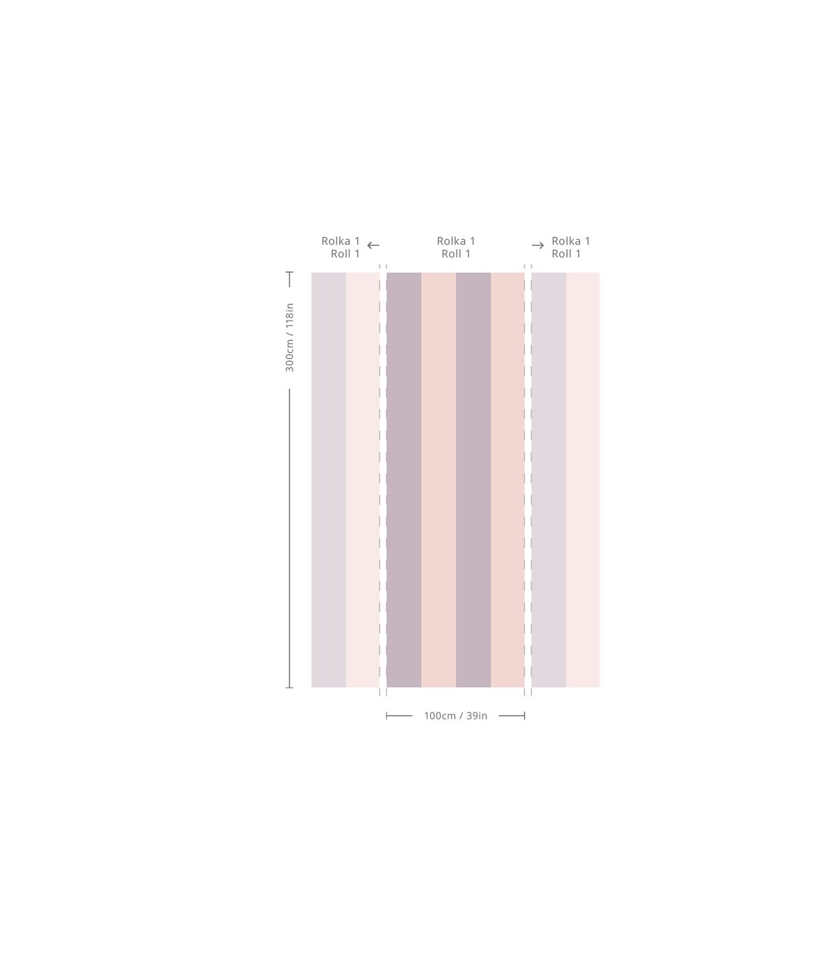 Tapeta Wilde Stripe - Wallcolors®