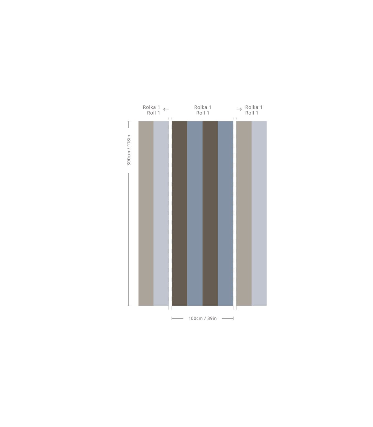 Tapeta Wilde Stripe - Wallcolors®