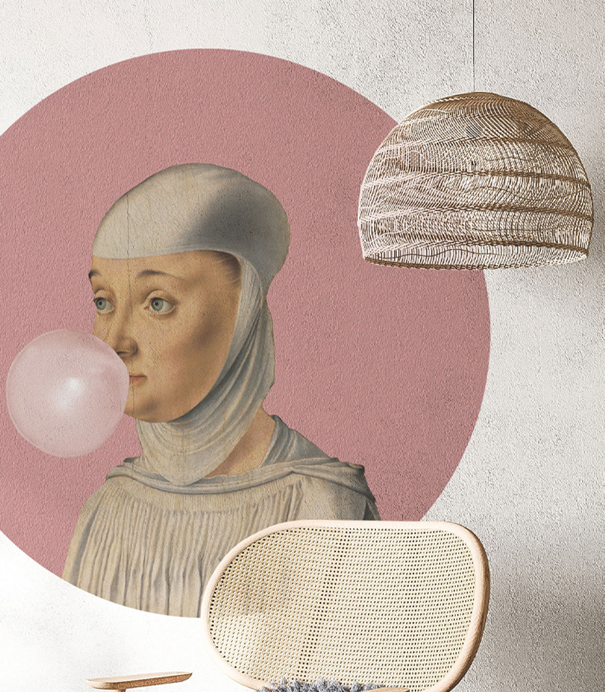 Dots Mujer con Chicle Rosa