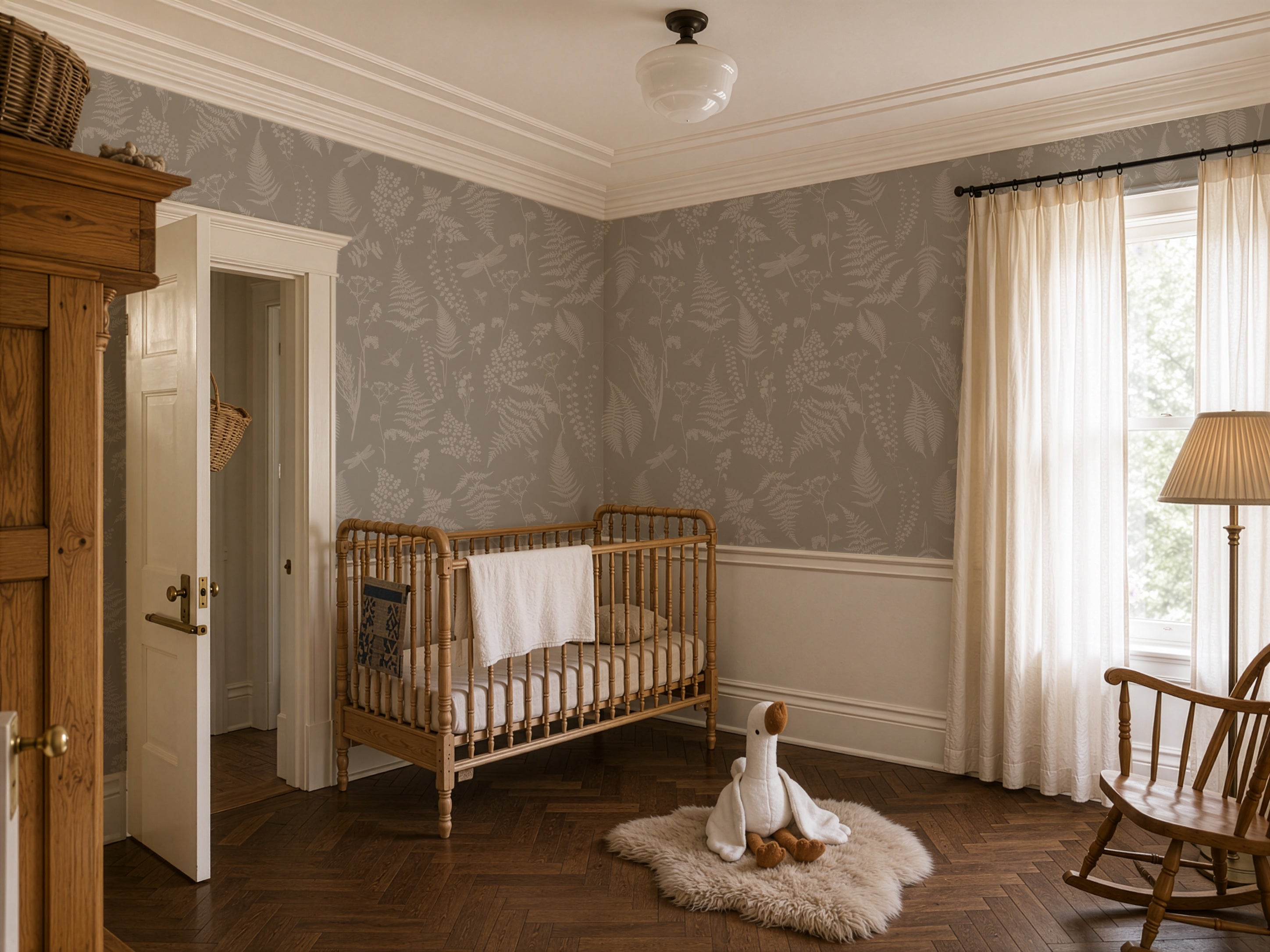 Tapeta Woodland Whisper Beige