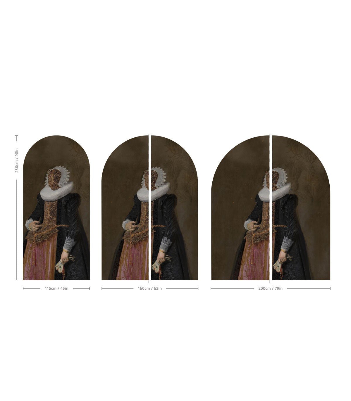 Arch Baroque Lady - Wallcolors®