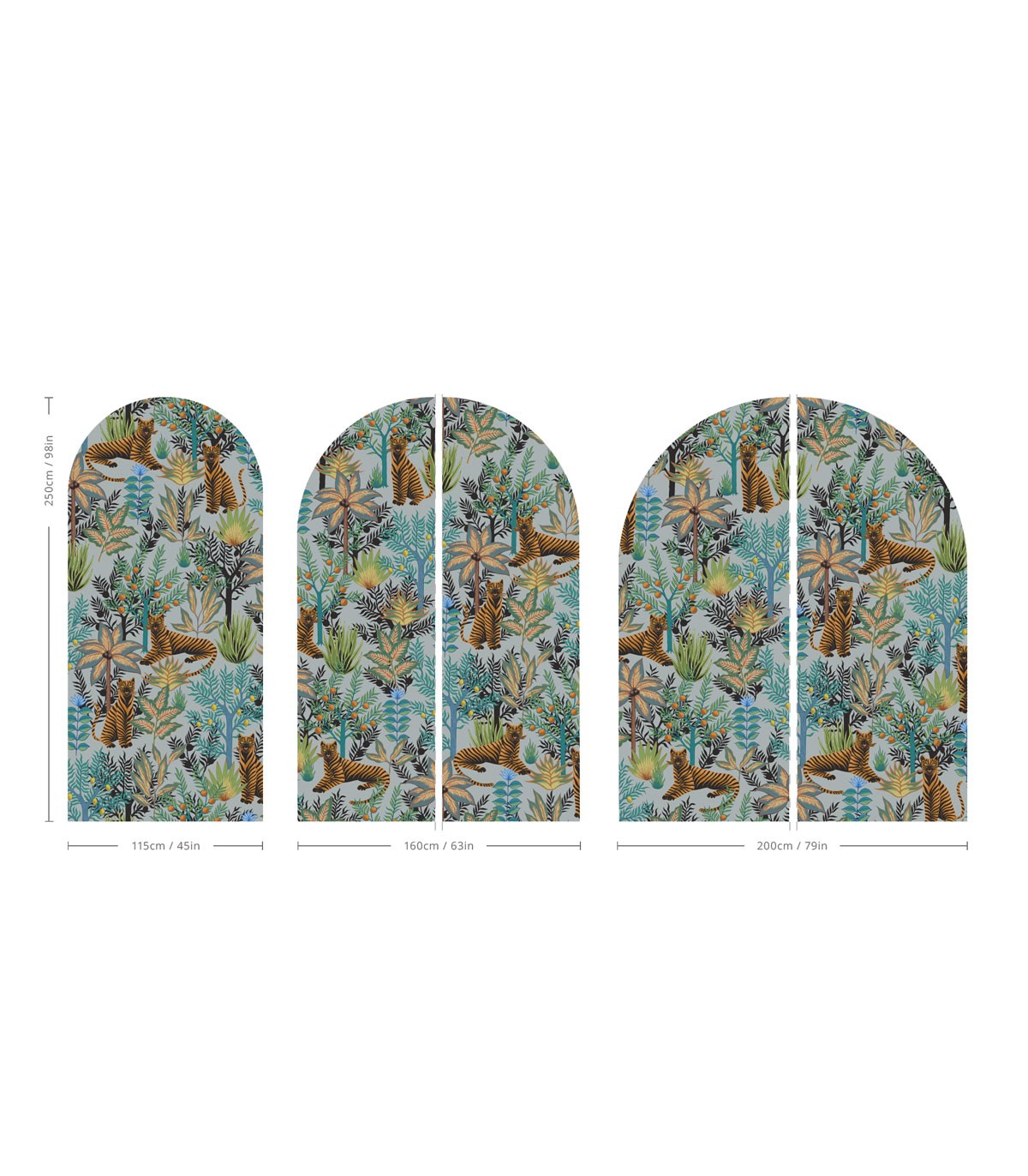 Arch Gold Tigers Light Blue