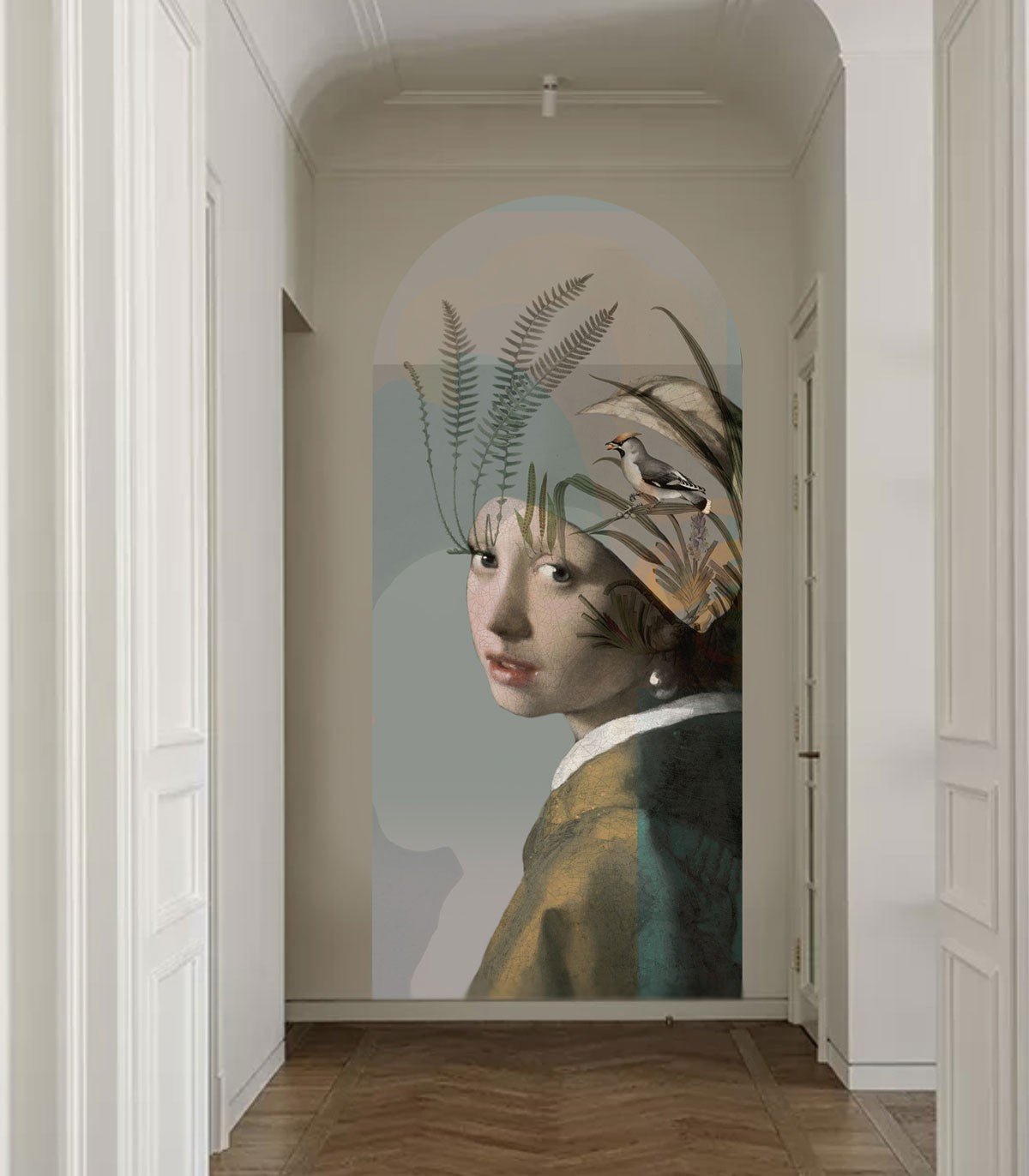 Arch Nature girl with the pearl - Wallcolors®