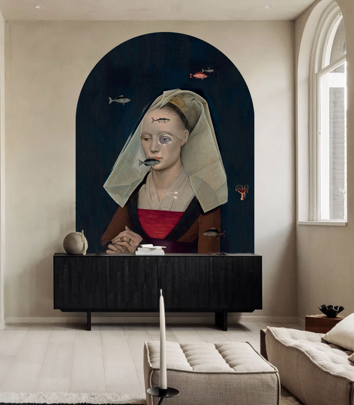 Arch Nordic lady - Wallcolors®