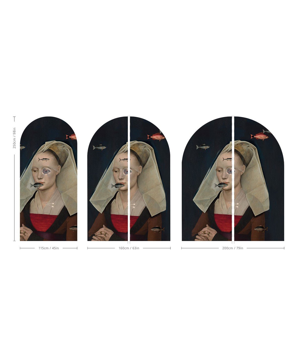 Arch Nordic lady - Wallcolors®