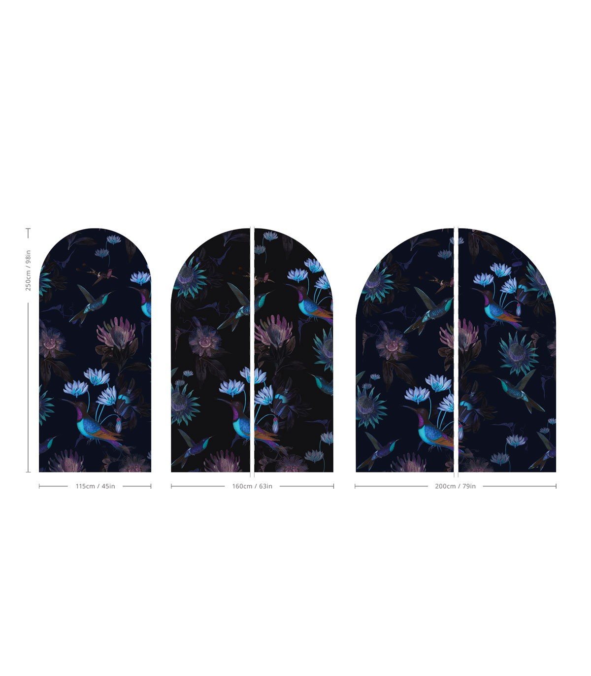 Arch Toxic Hummingbirds - Wallcolors®