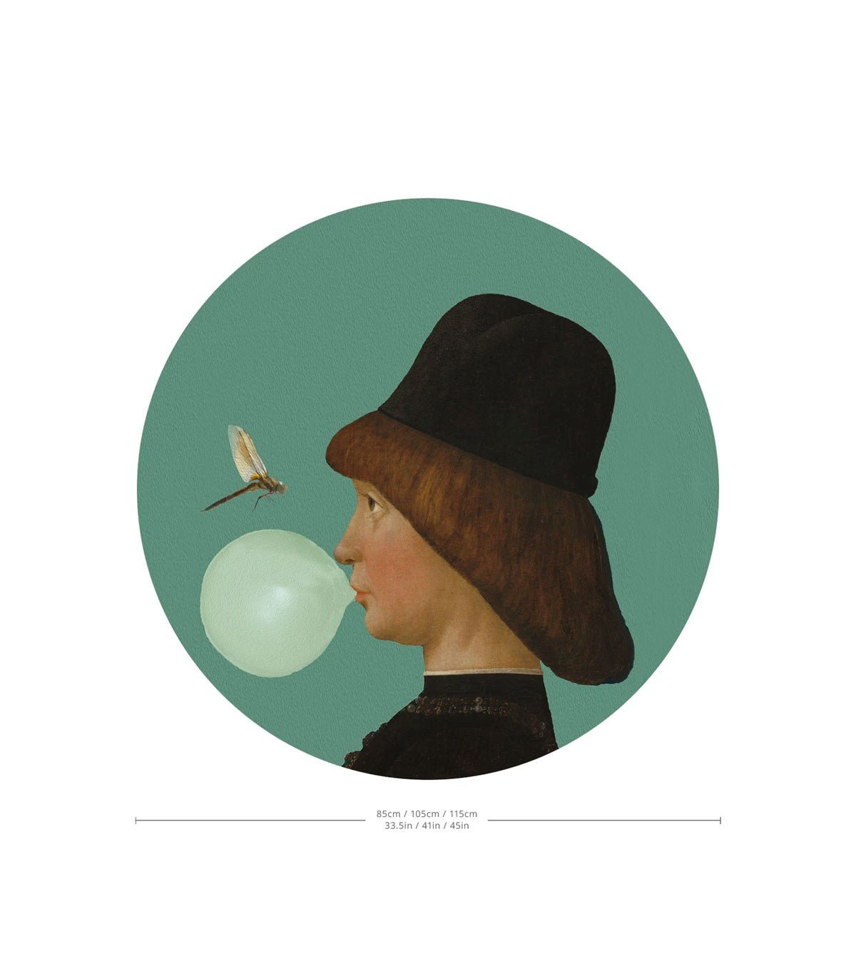 Dots Boy and Dragonfly - Wallcolors®
