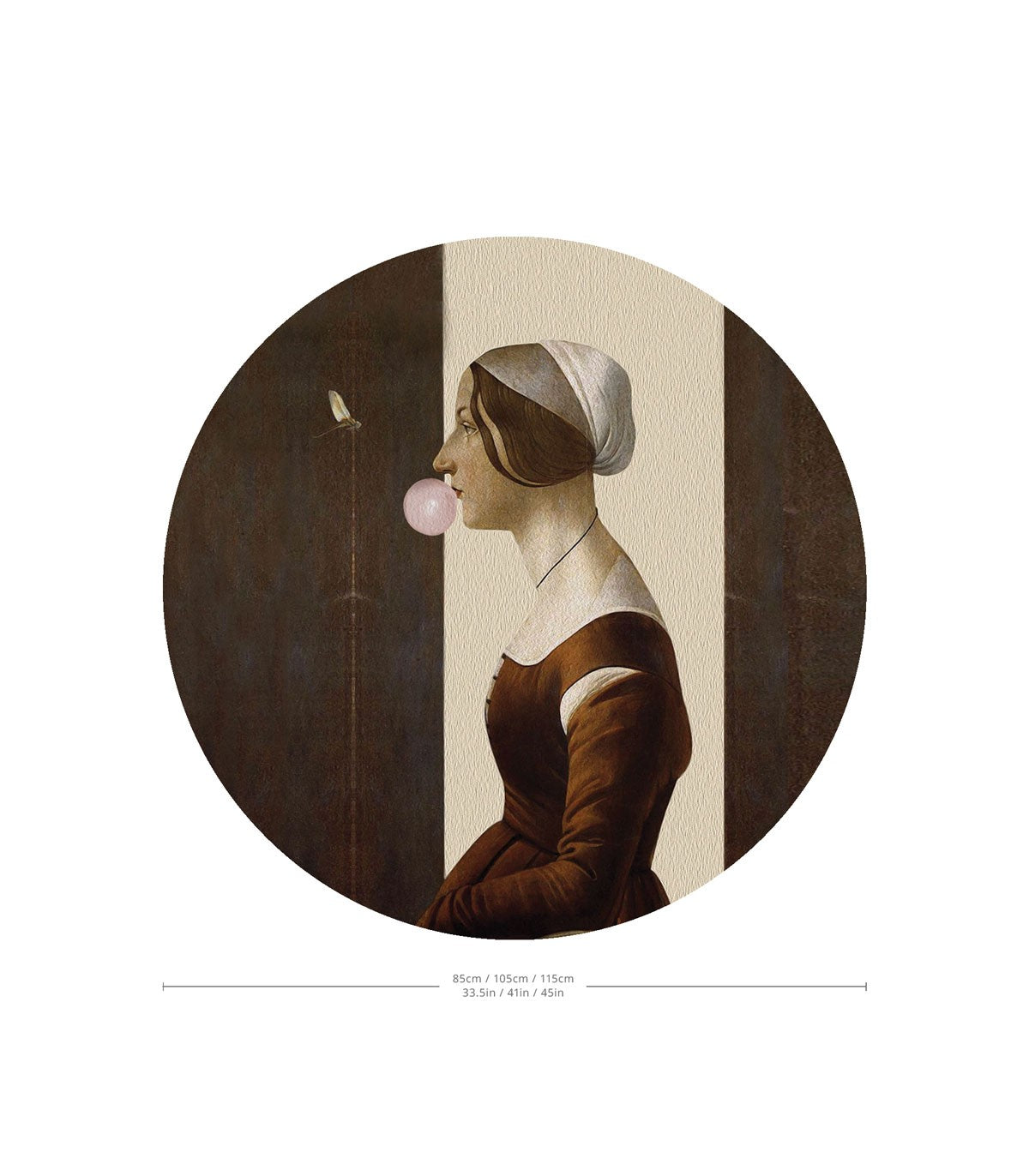 Dots Handmaid mit Kaugummi