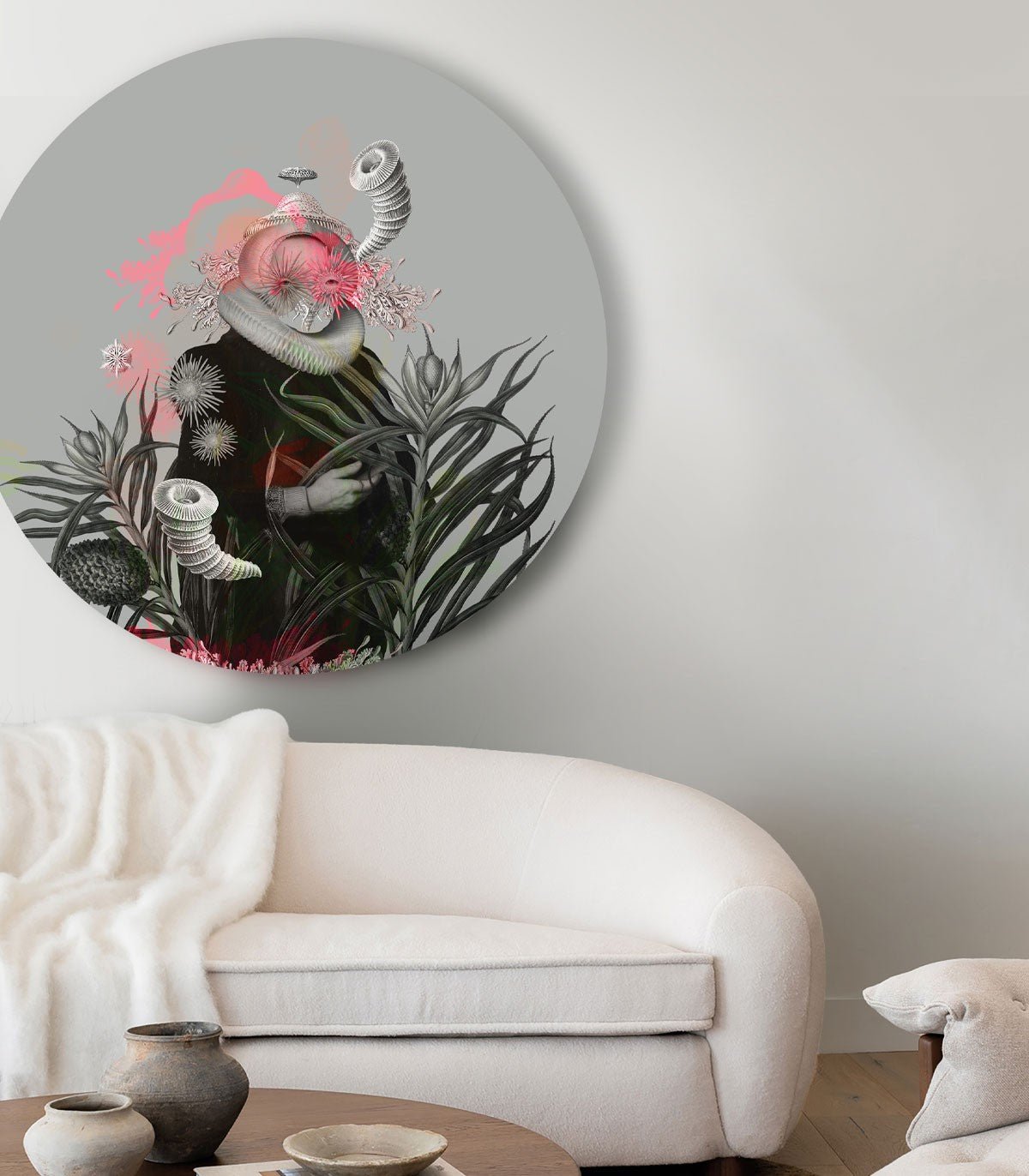 Dots Lady Medusa Gray - Wallcolors®