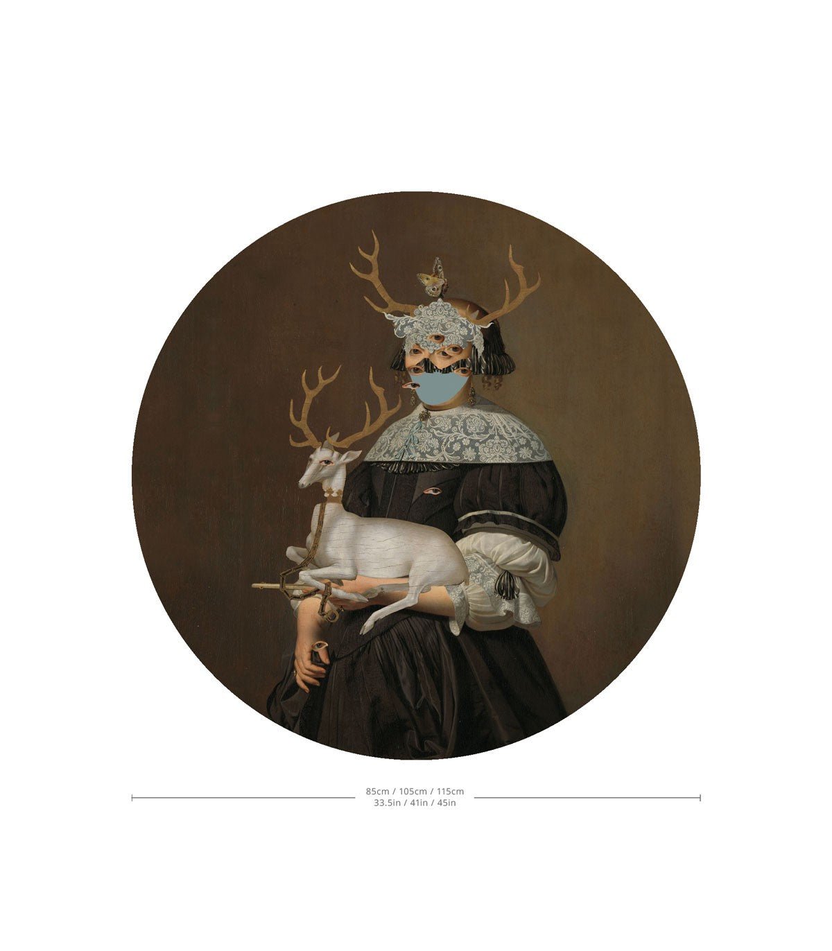 Dots Lady of the Stag - Wallcolors®