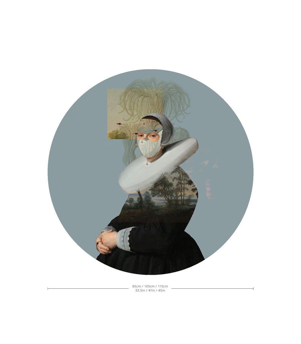 Dots Landscape Muse Blue - Wallcolors®