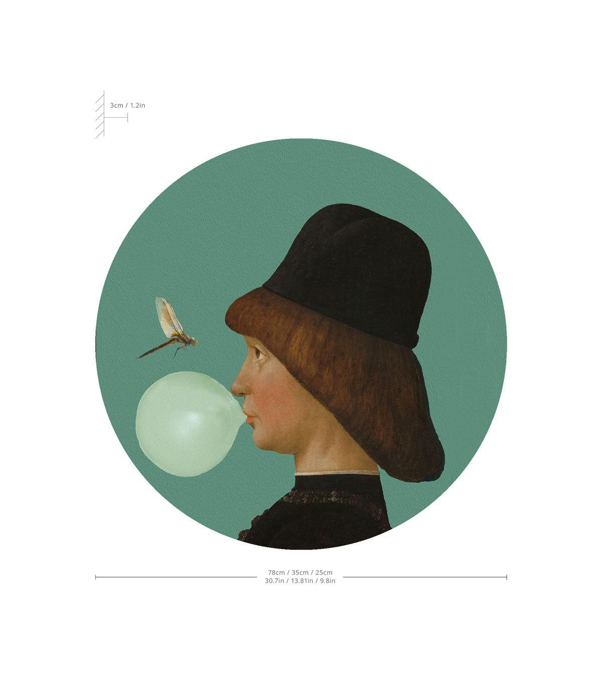 Dots Lighting Boy and Dragonfly