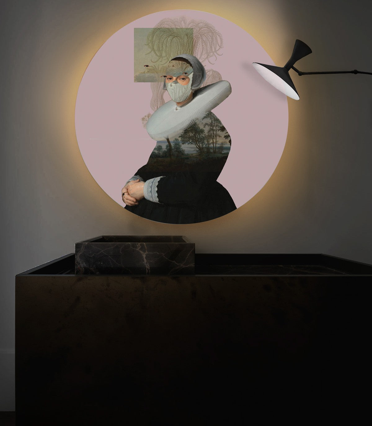 Dots Lighting Landscape Muse Pink