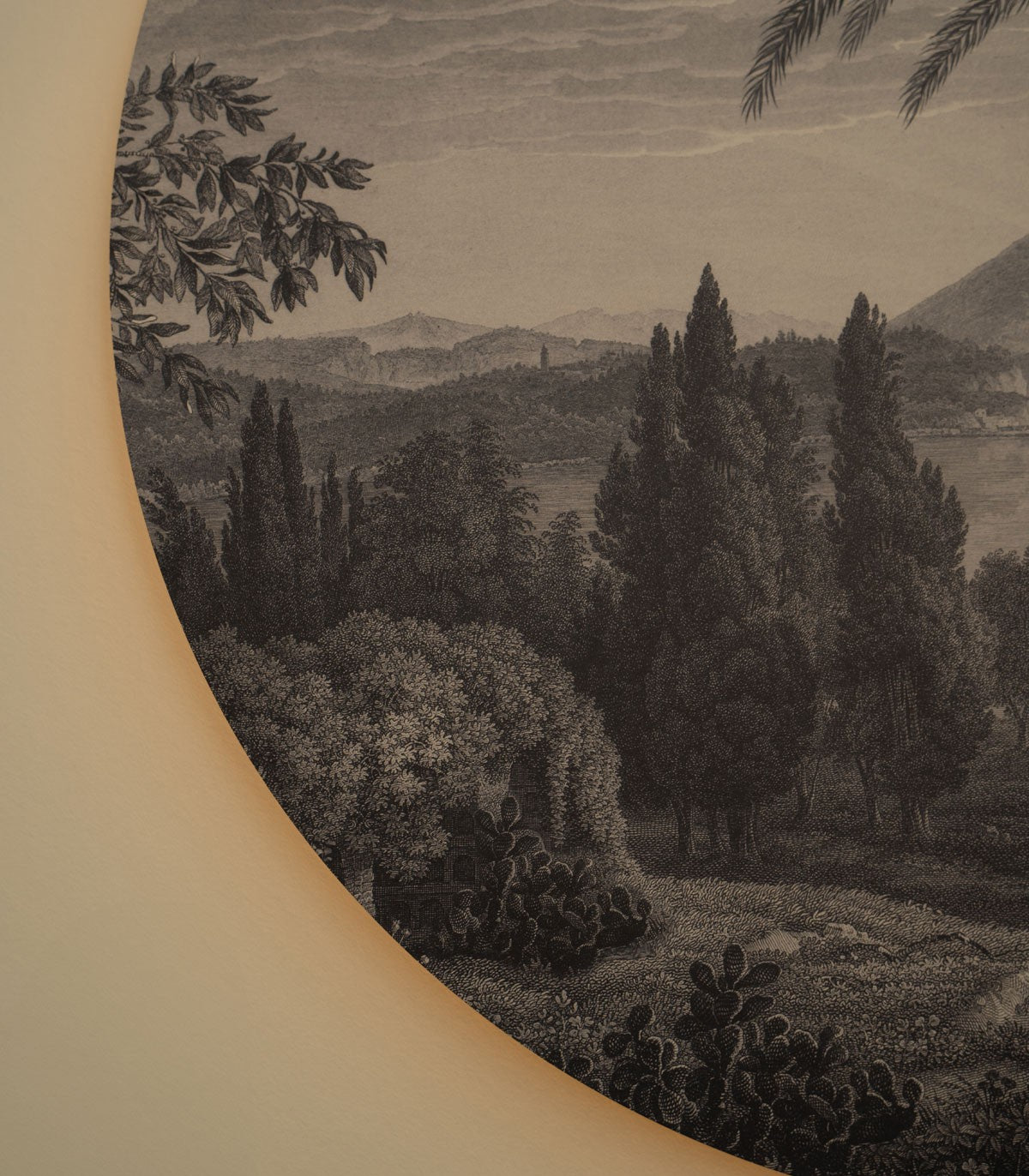 Dots Lighting Tropischer Vulkanblick blau