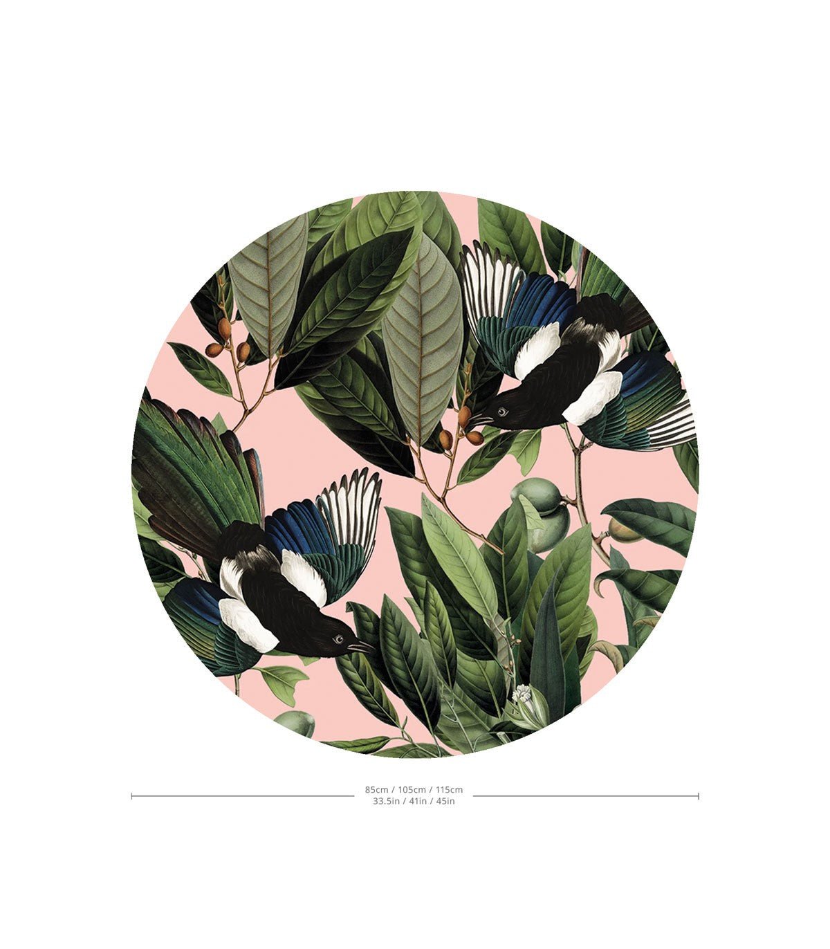 Dots Magpie Pink - Wallcolors®