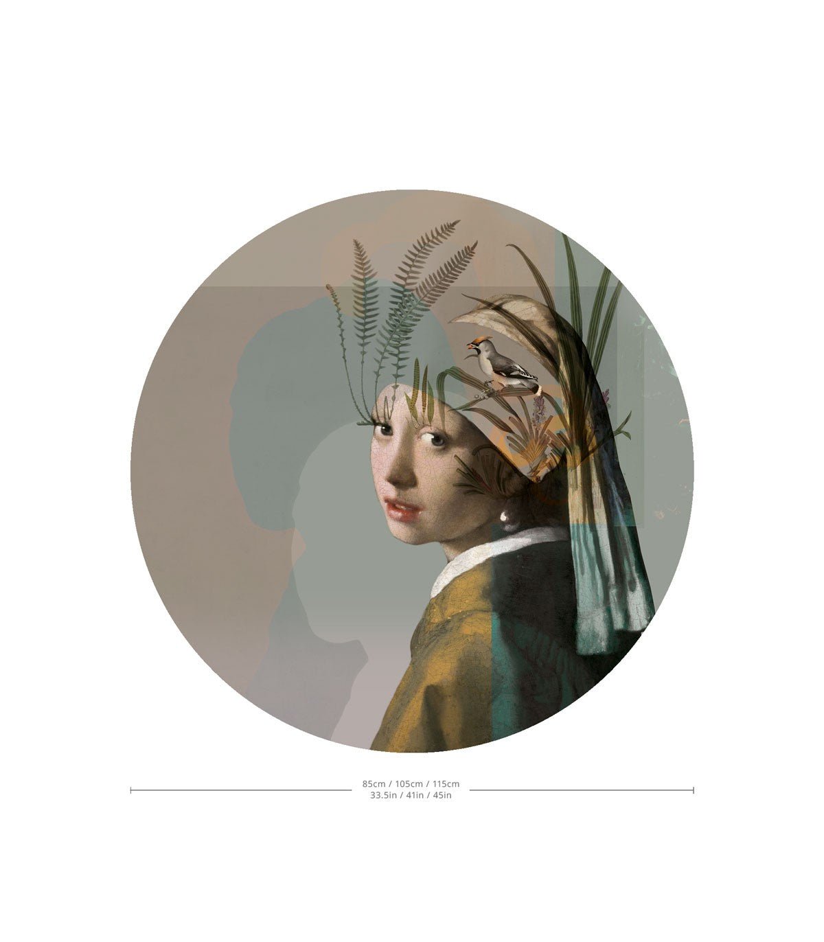 Dots Nature girl with the pearl - Wallcolors®