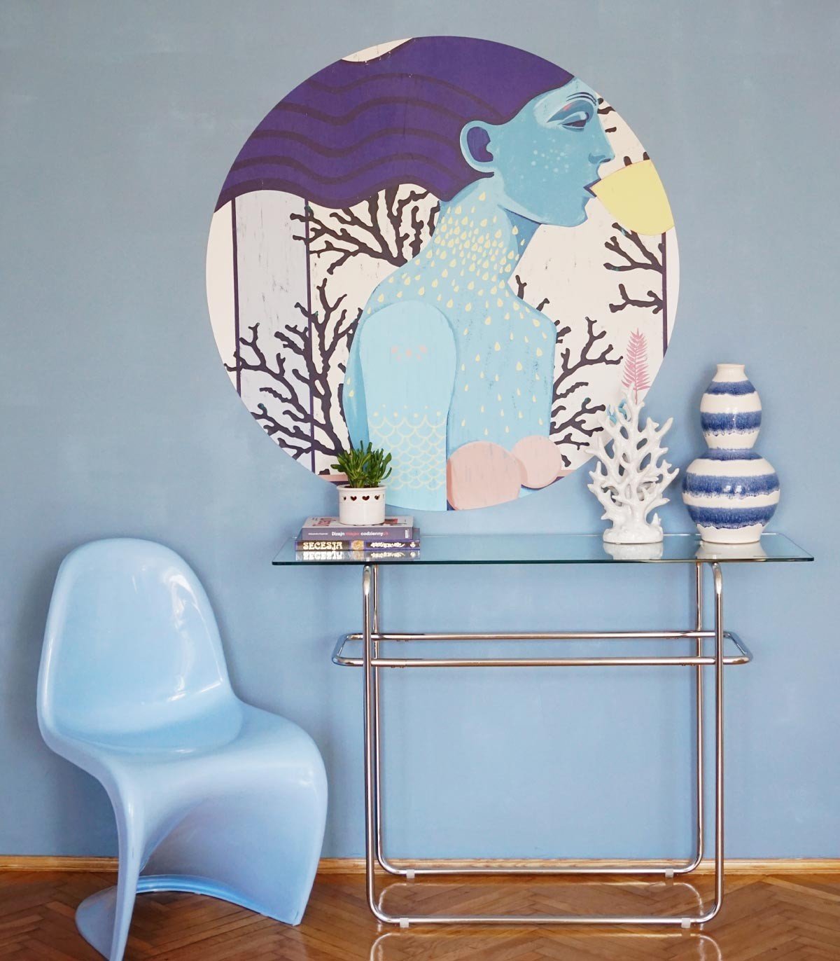 Dots Siren cool girl - Wallcolors®
